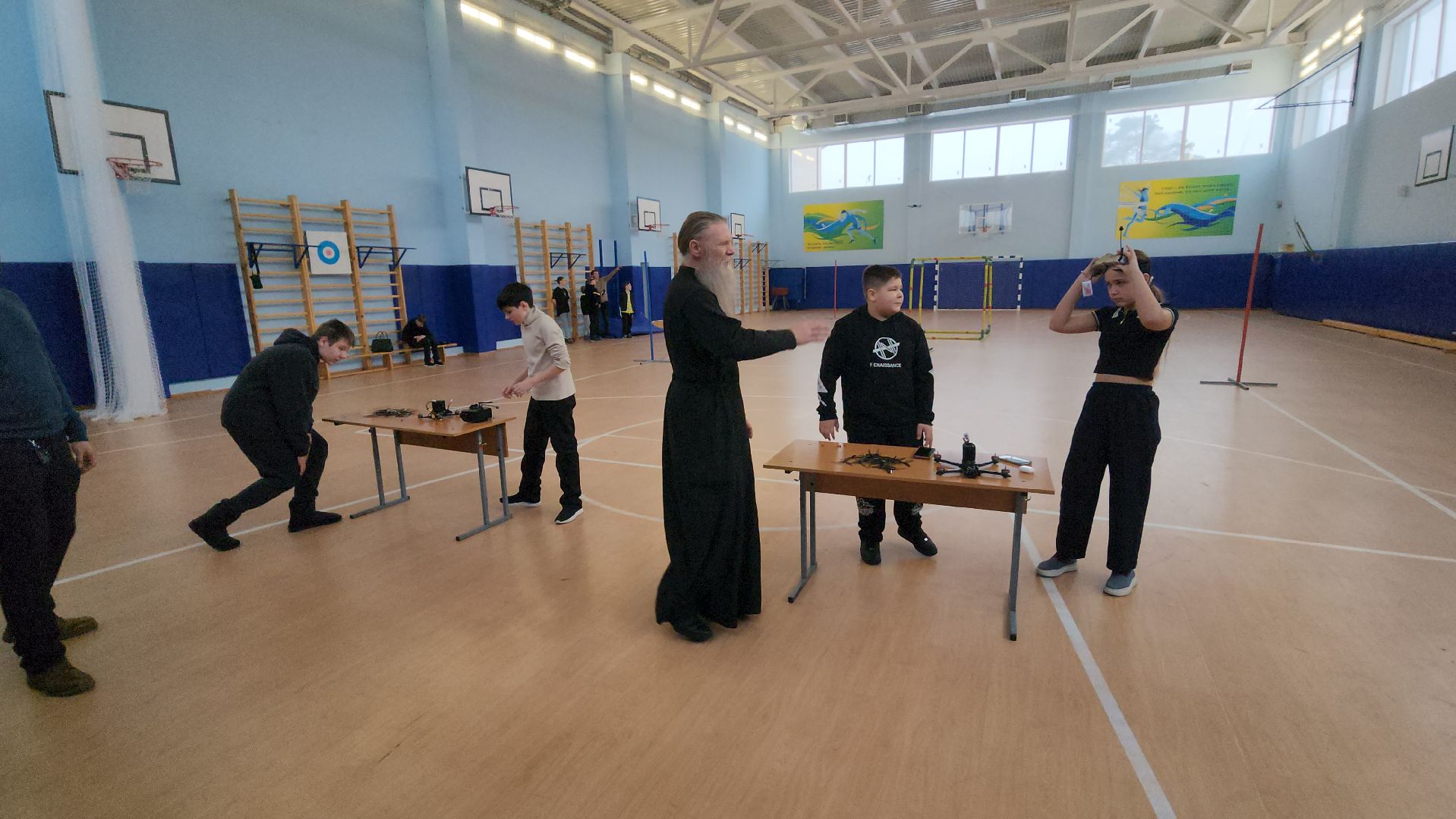 серпухов, поселок большевик, дашковская школа, кружок БПЛА, дроны,