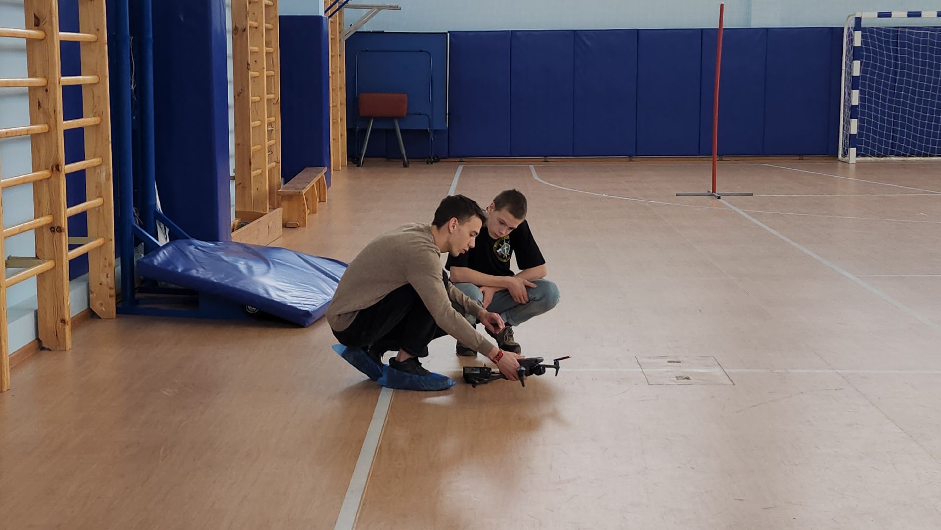 серпухов, поселок большевик, дашковская школа, кружок БПЛА, дроны,