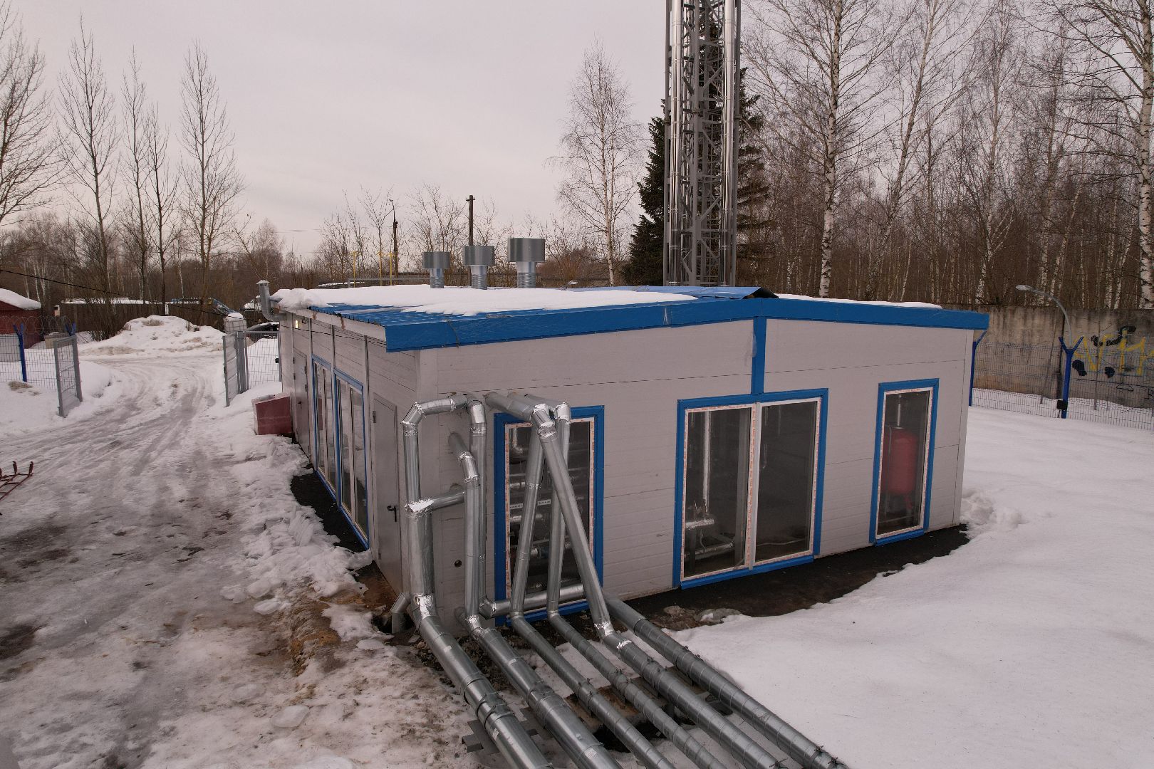 видео с коптера, котельная, жкх,