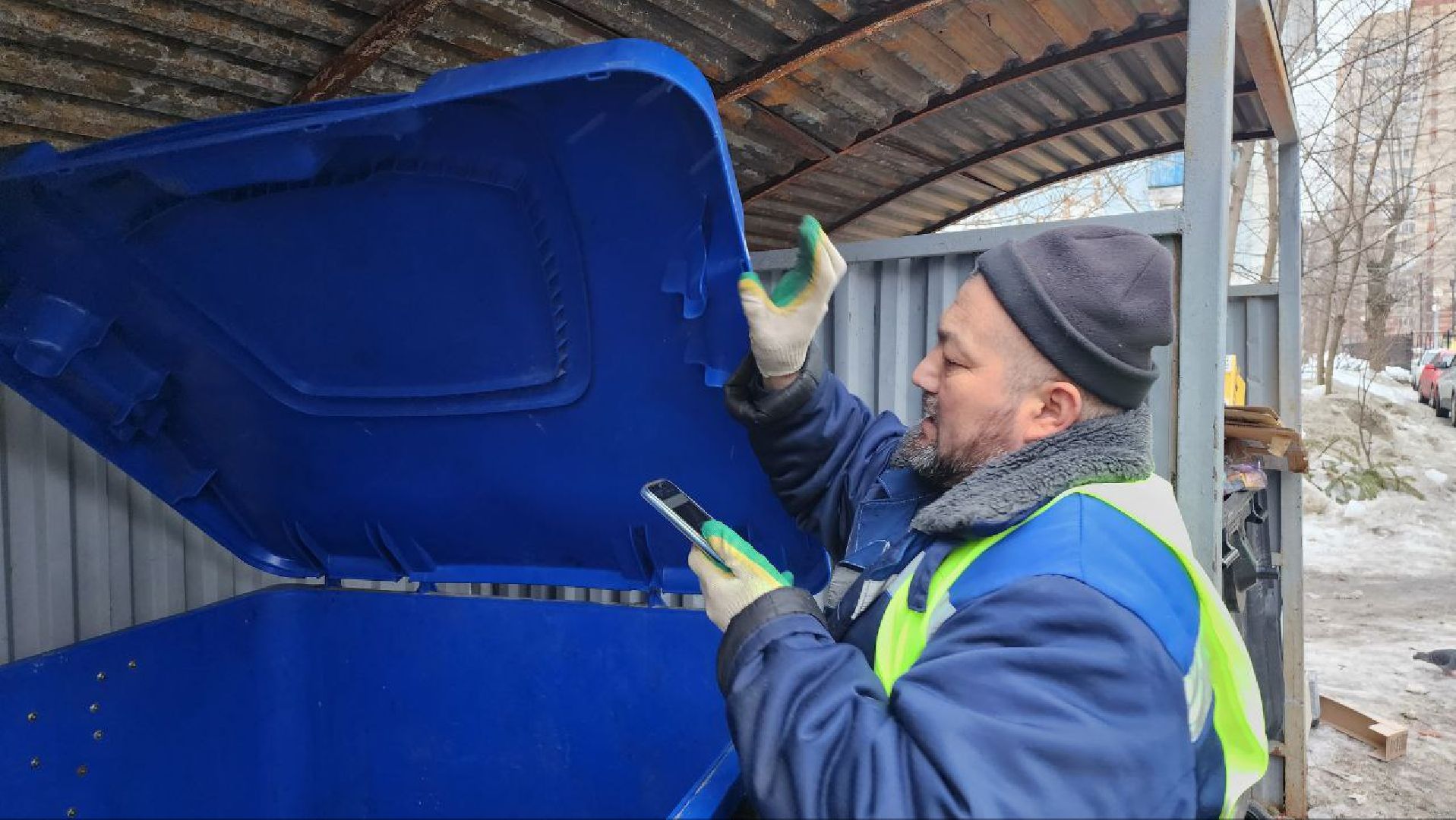 люберцы, глава городского округа люберцы владимир волков, контейнерные площадки, уборка мусора,