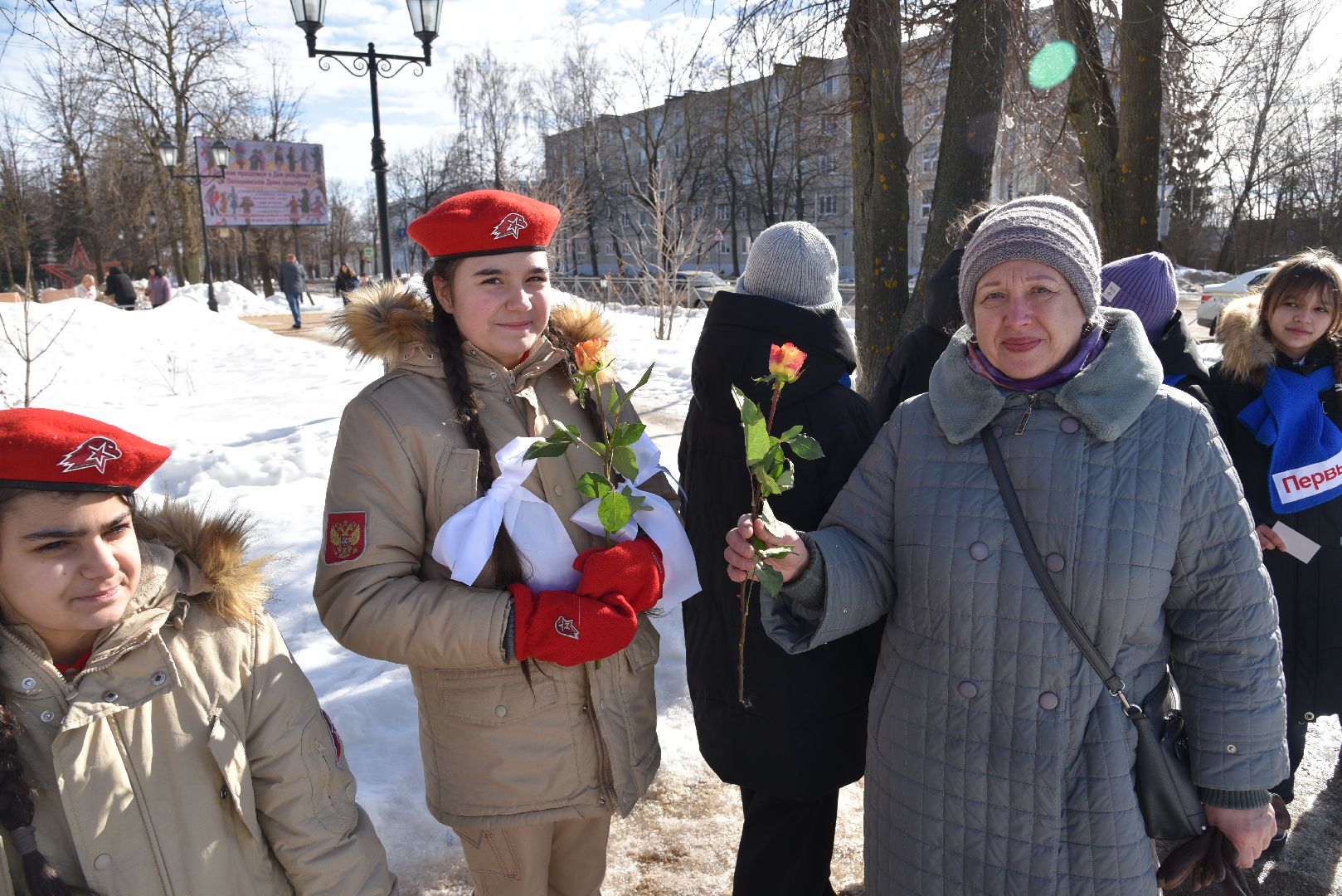 лотошино, акция, движение первых, юнармия, 8 марта,