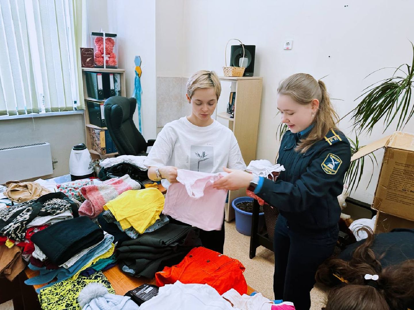 СВО, гуманитарная помощь, школа, Лосино-Петровский, ДНР,