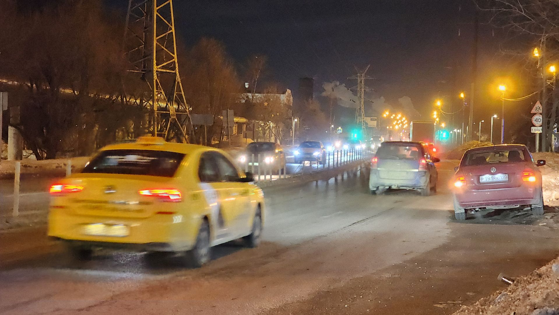 пешеходный переход, дороги подмосковья,