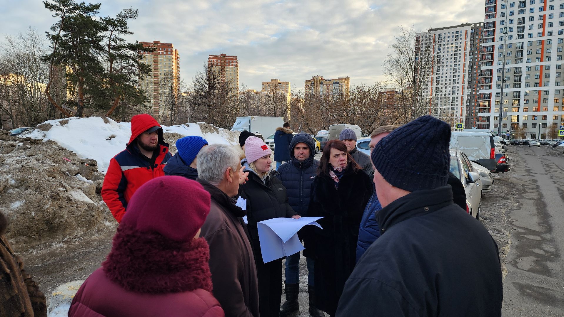 вок, схема движения, жилая застройка,