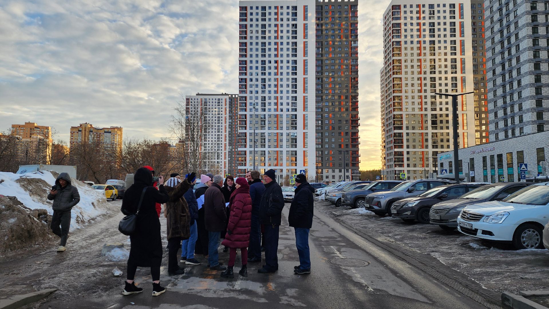 вок, схема движения, жилая застройка,