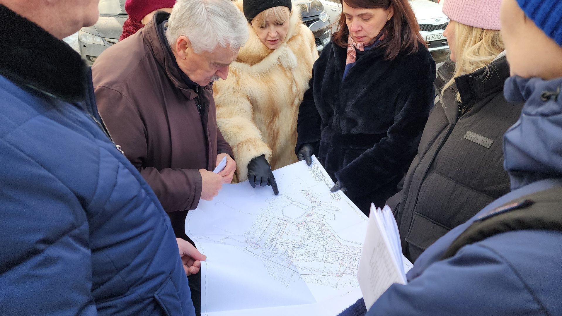 вок, схема движения, жилая застройка,