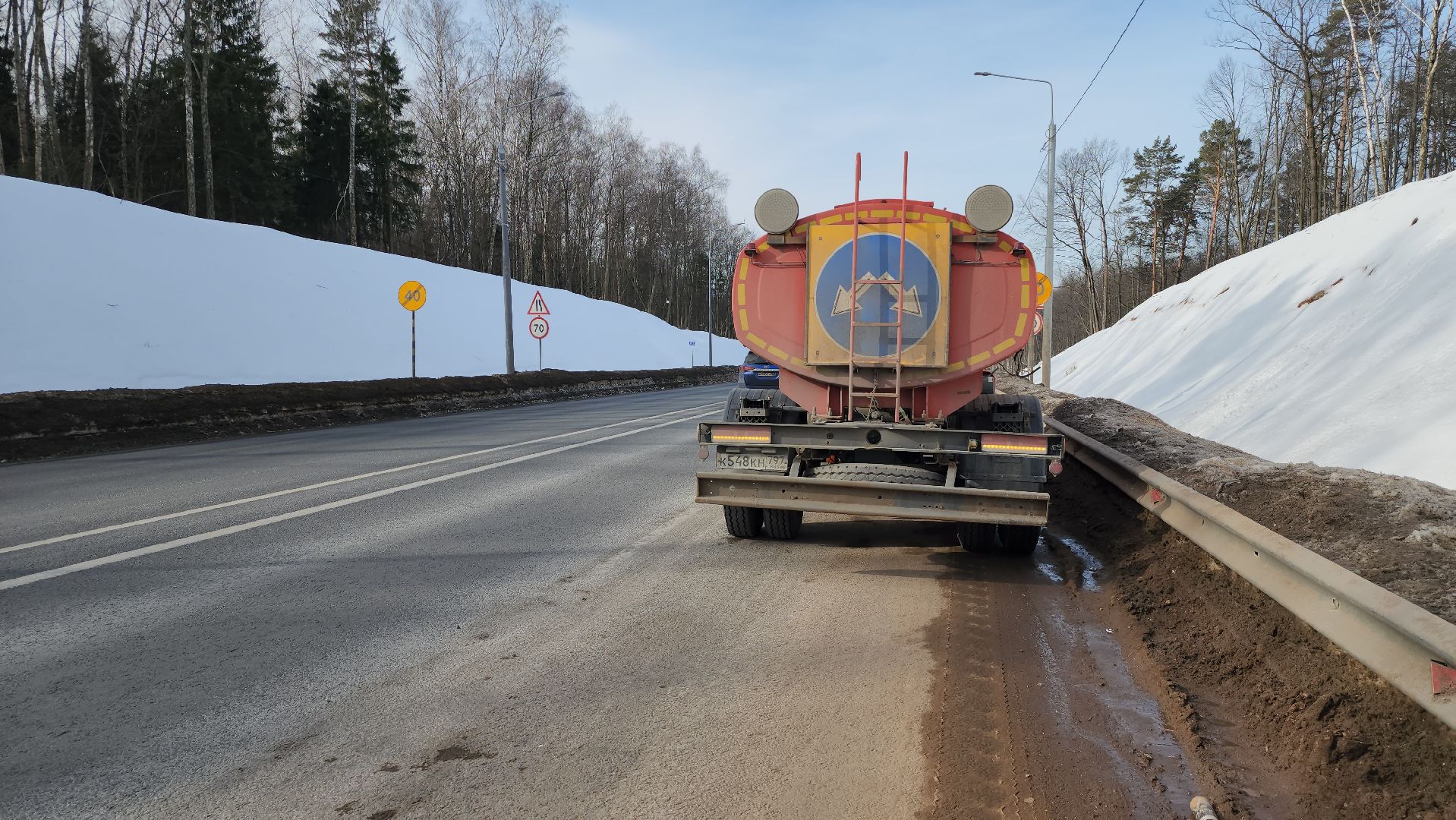 серпухов, строительство дорог, трасса А108, светофоры, габионы,