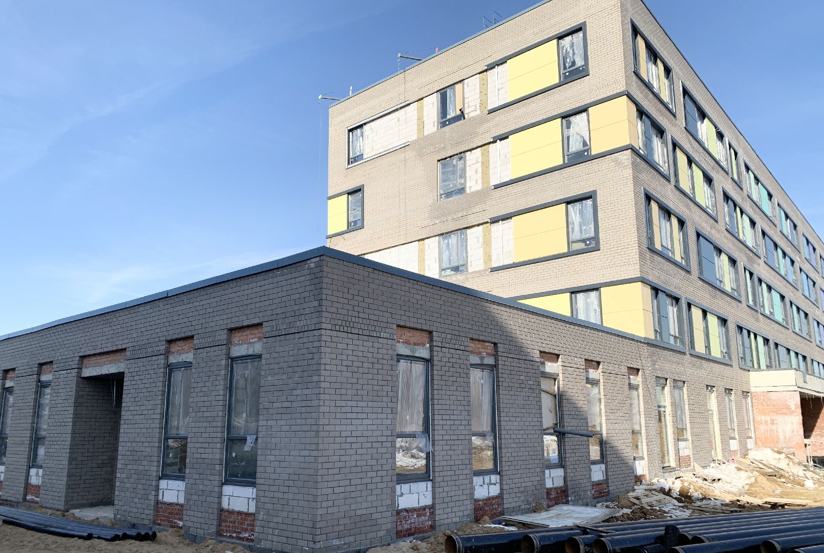 Балашиха, Подмосковье, Строительство, новая поликлиника, поликлиника в микрорайоне Саввино,