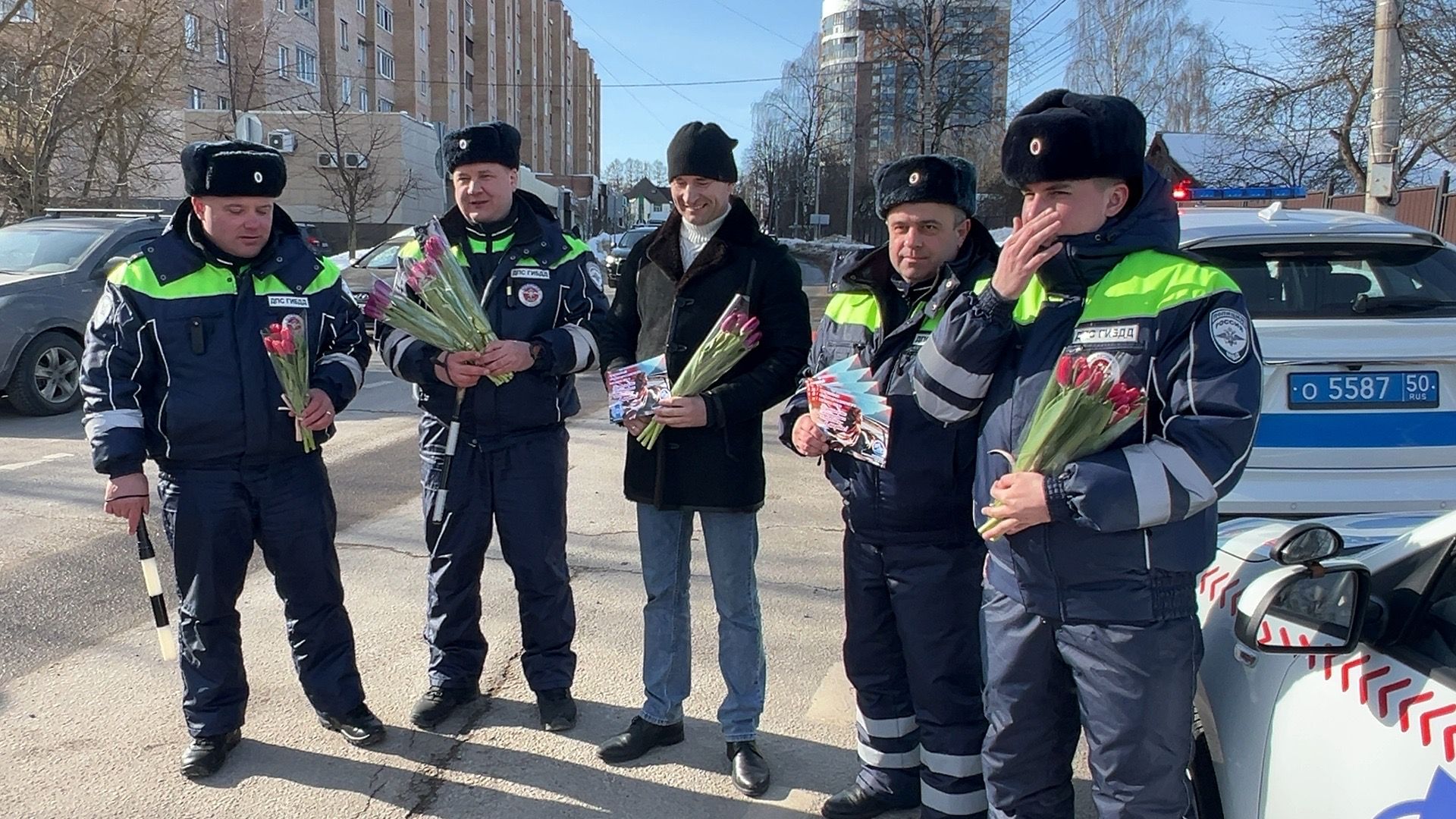 Солнечногорск, 8 марта, Праздник, международный женский день, девушки, Гибдд,