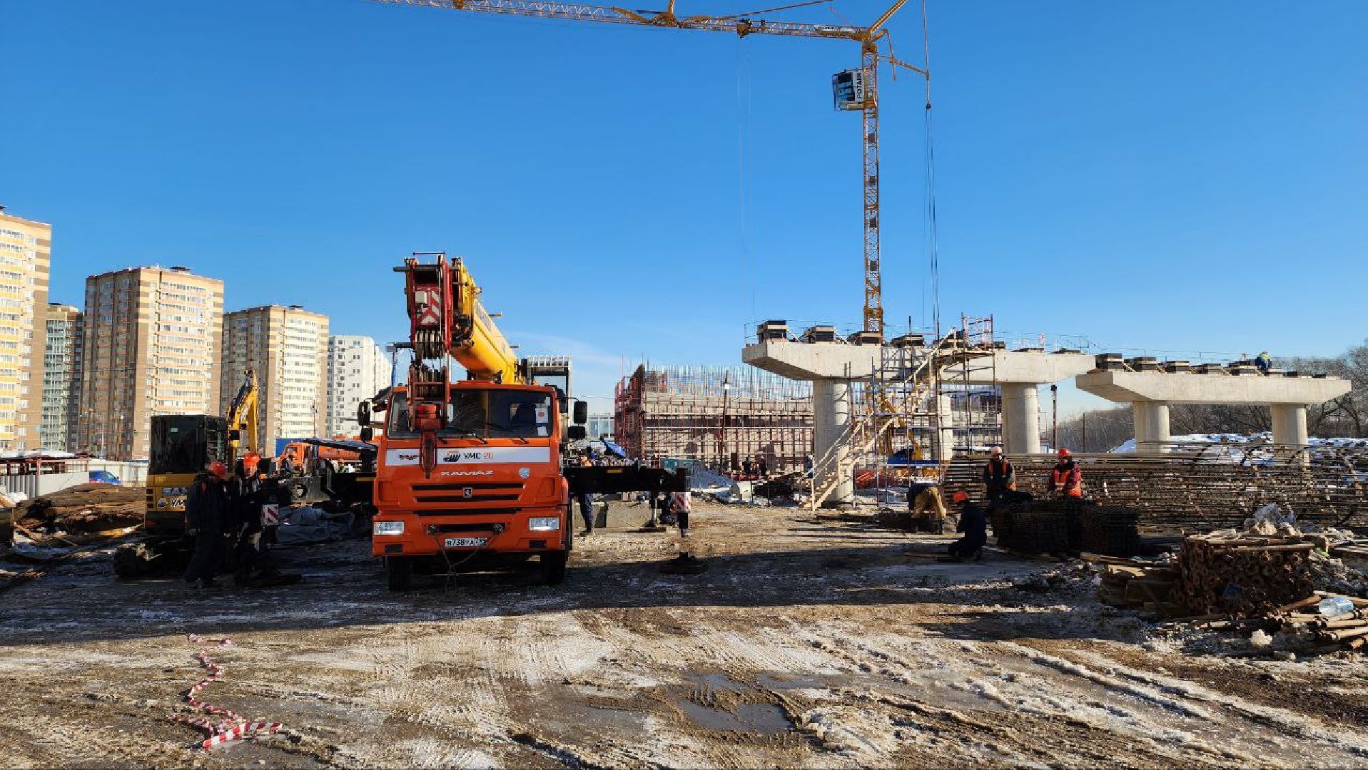 Люберцы, строительство, мост,