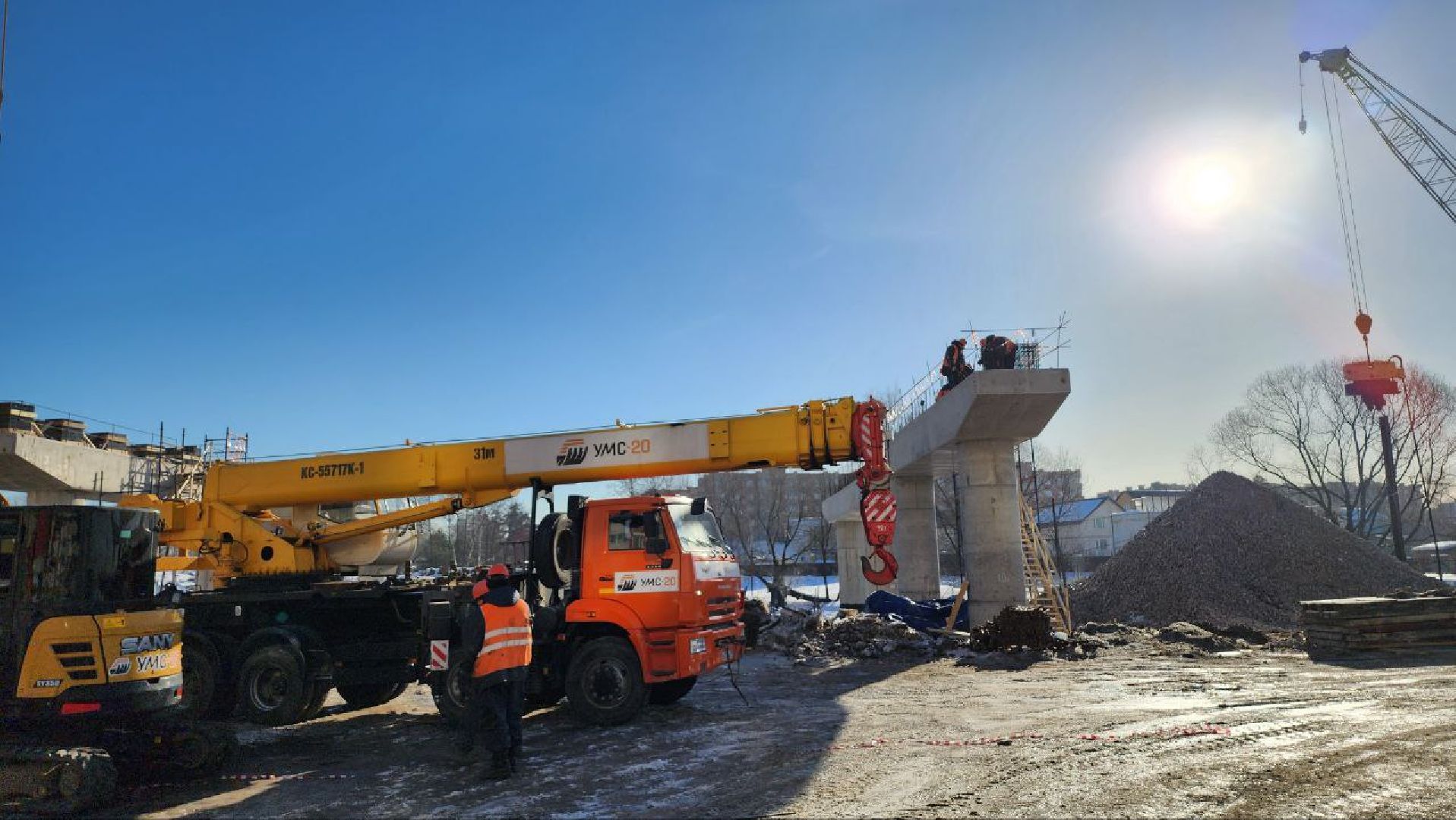 Люберцы, строительство, мост,