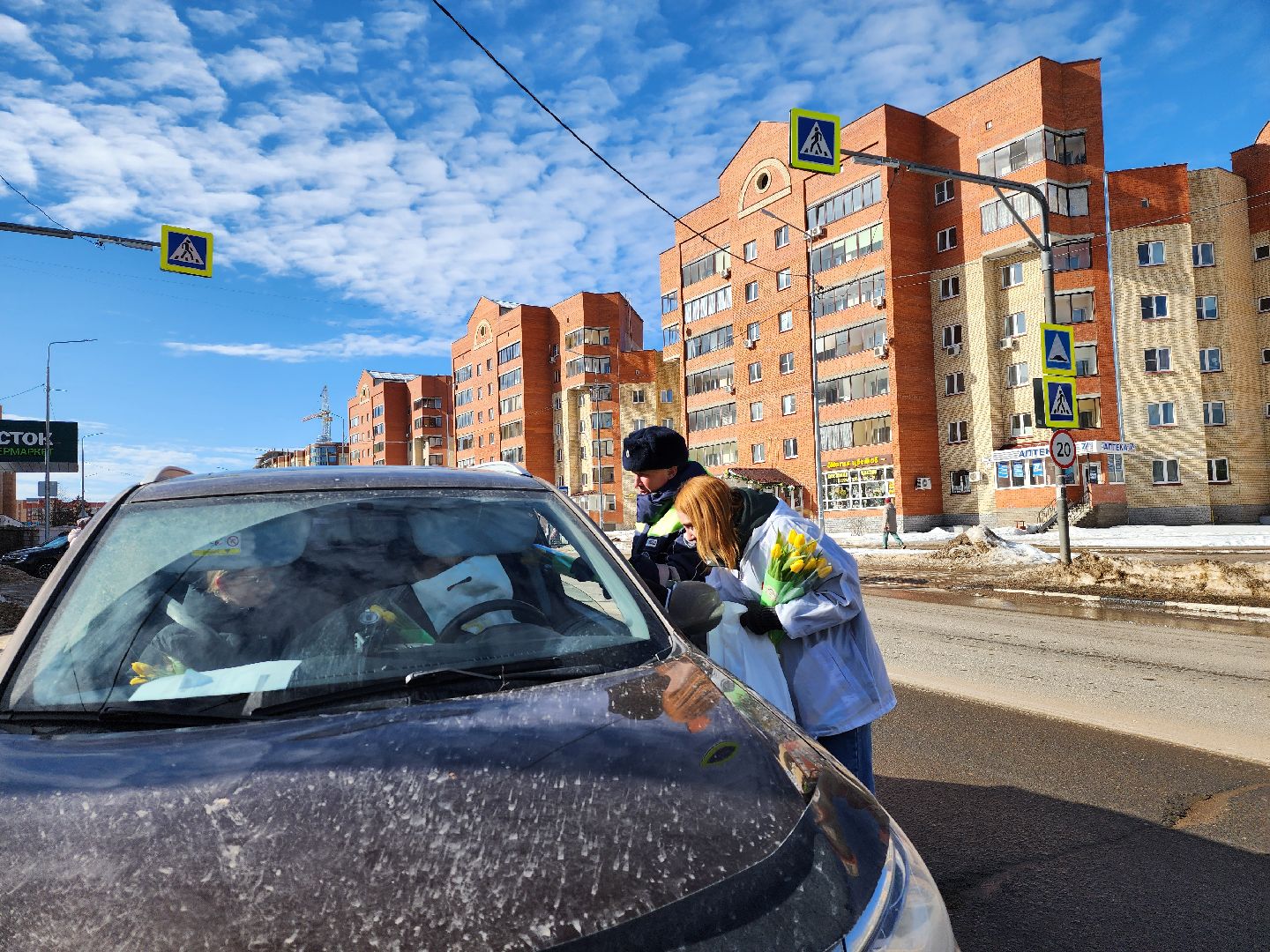 госавтоинспекция, Дубна, Цветы для автоледи, Рейд,