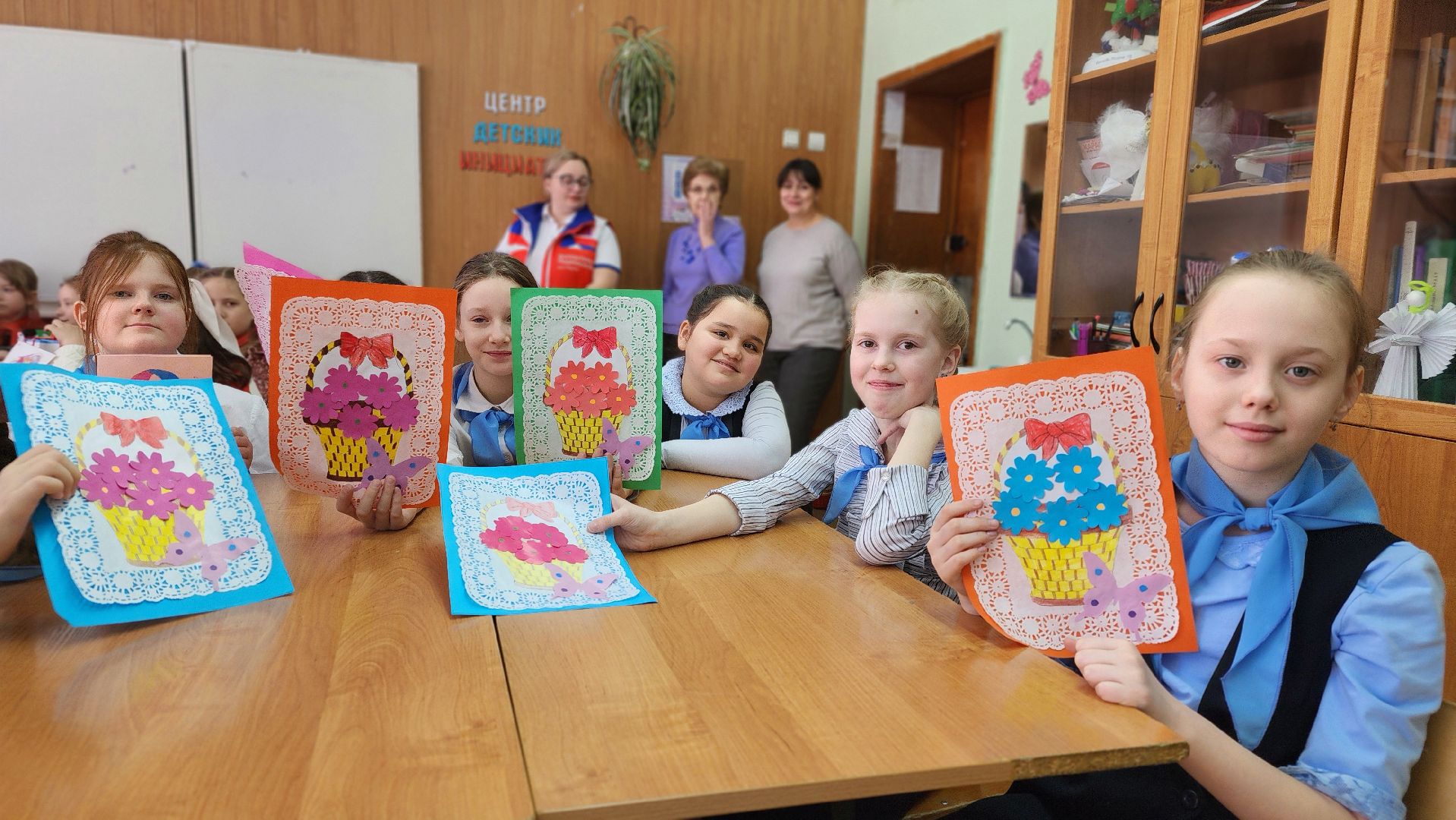 орлята россии, протвино, 8 марта, открытки, дети,