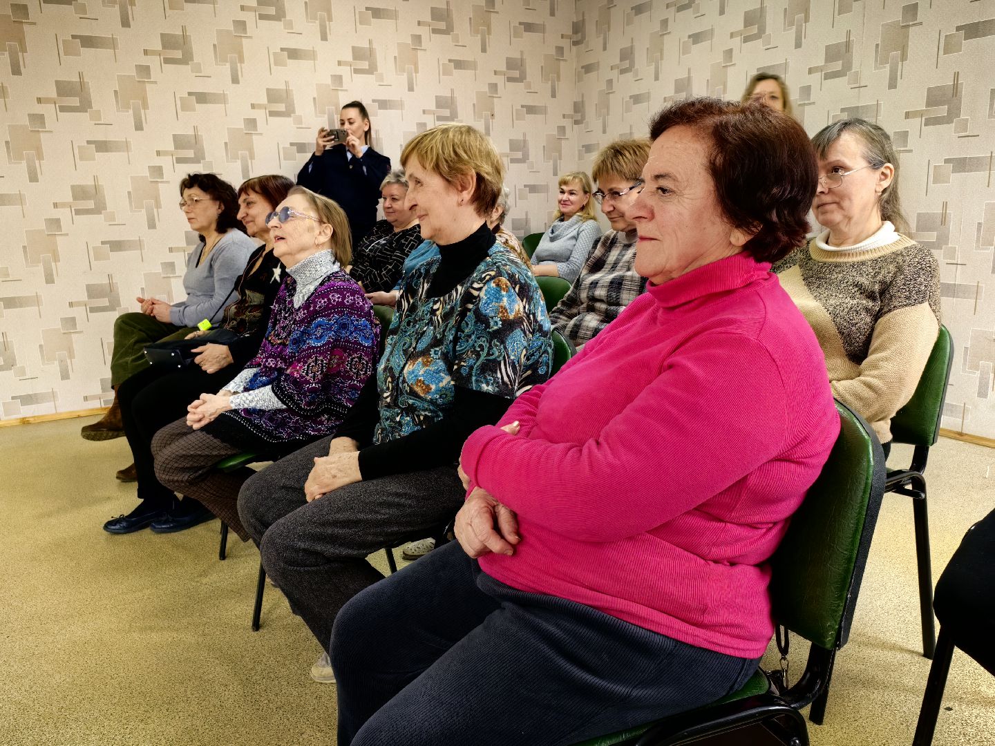 Активное долголетие, 8 Марта, поздравления, юид отряд,