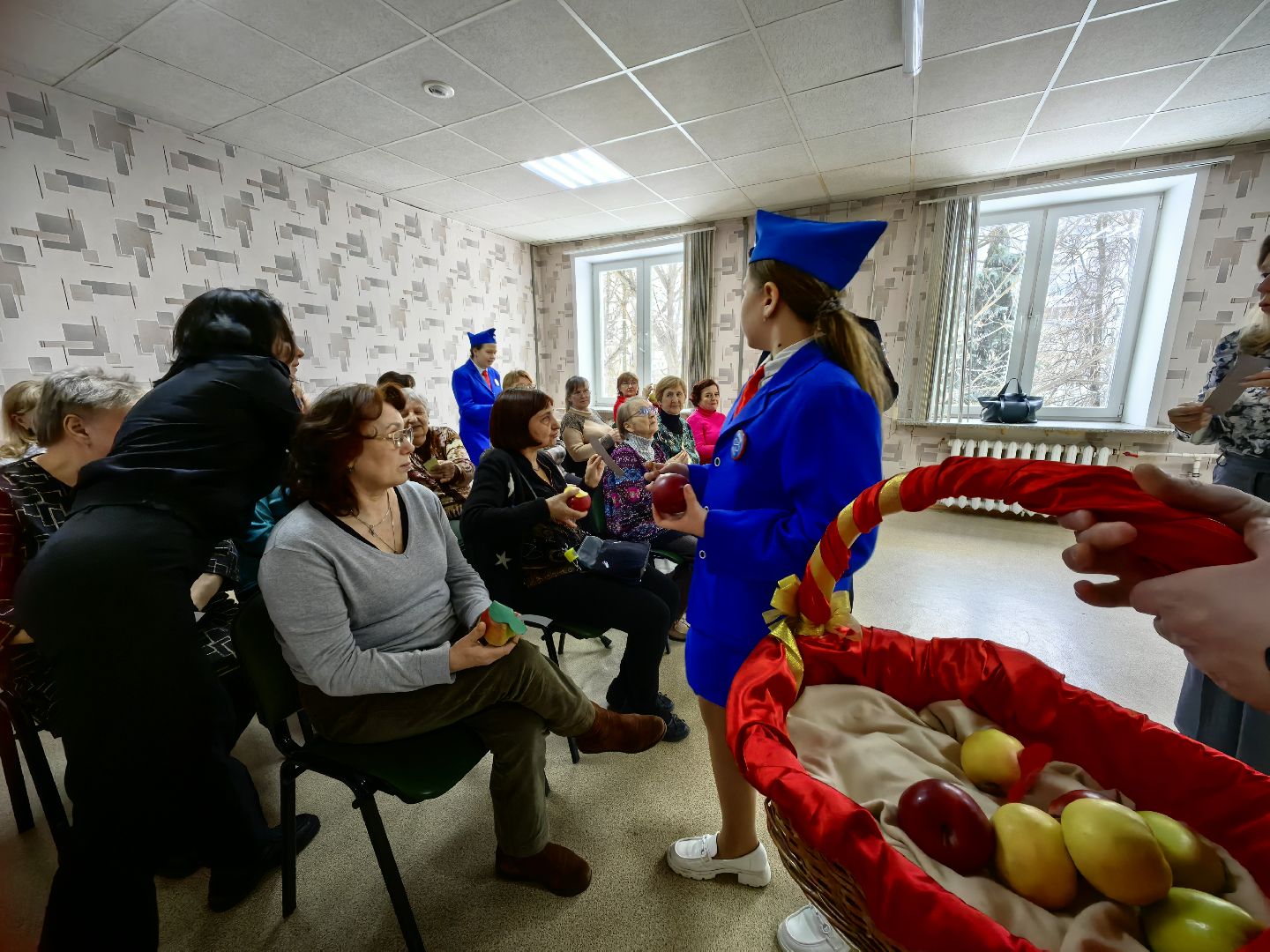 Активное долголетие, 8 Марта, поздравления, юид отряд,