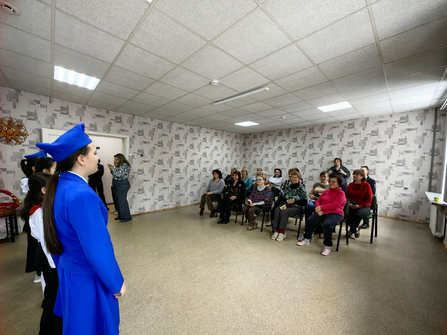 Активное долголетие, 8 Марта, поздравления, юид отряд,