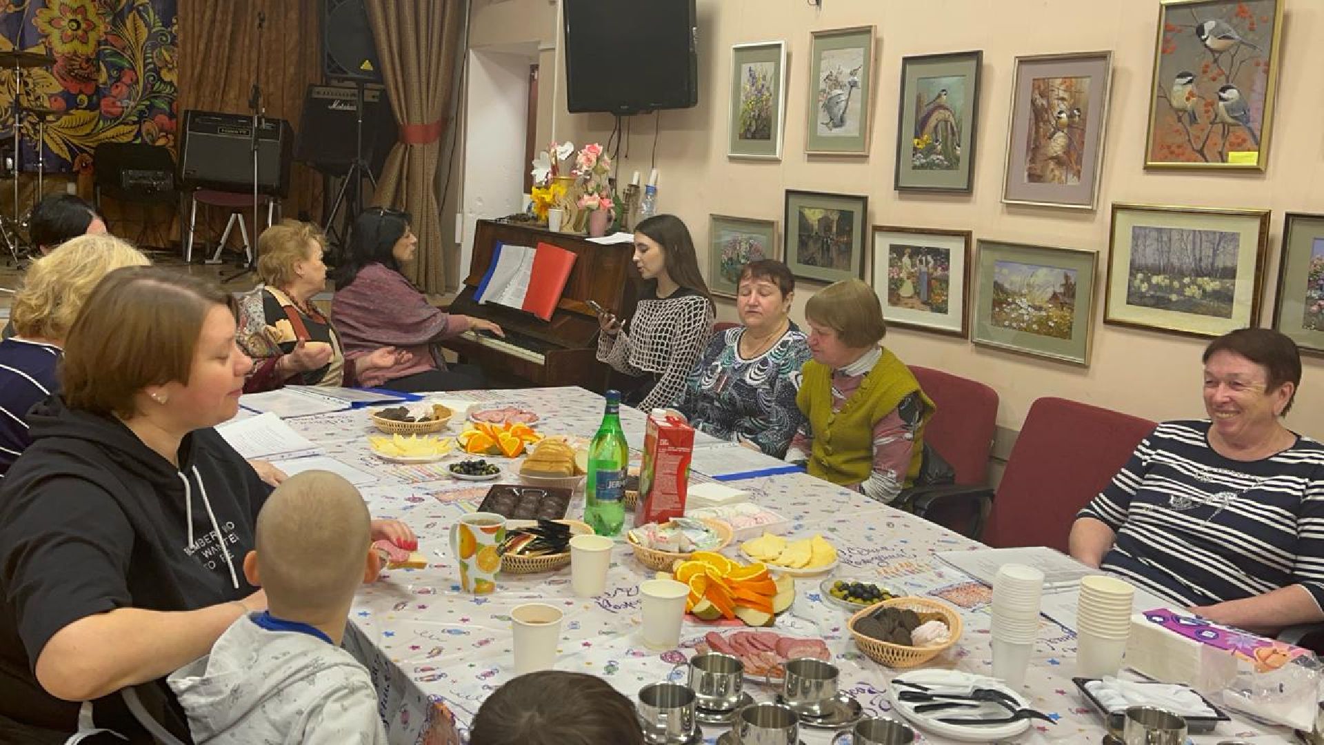 пушкино, село, международный женский день, праздник, чаепитие,