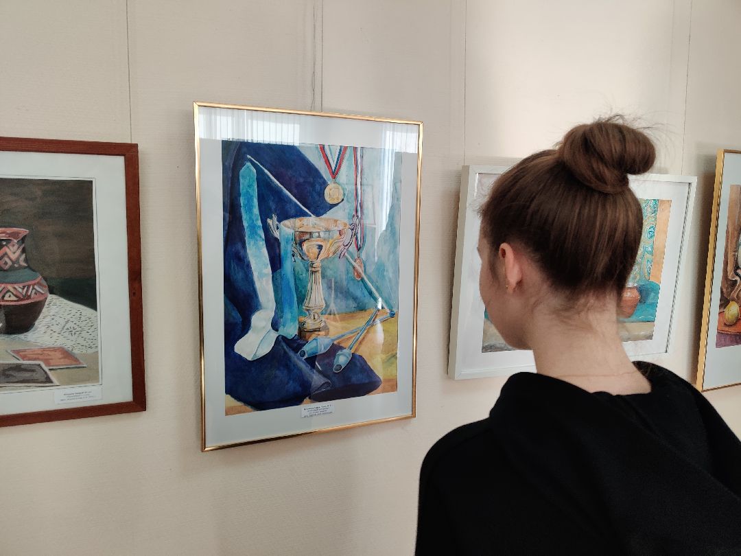 Красноармейск, дипломные рисунки, выставка, картинная галерея, детская школа искусств