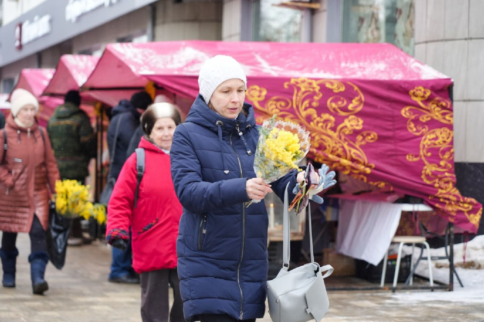 Сергиев Посад, 8 Марта, Праздник, Весна, Цветы, Сергиево-Посадская ТПП,