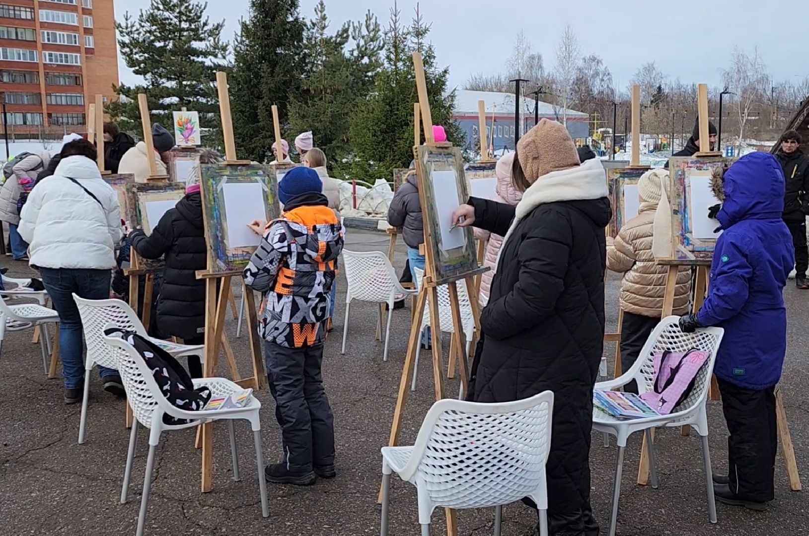 Дубна, Парк семейного отдыха, Праздник, 8 марта,