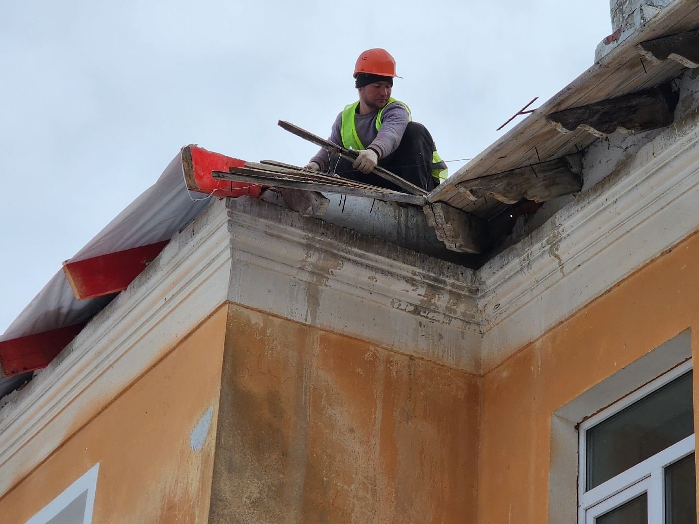 серпухов, улица калинина, жкх, замена кровли, капитальный ремонт,