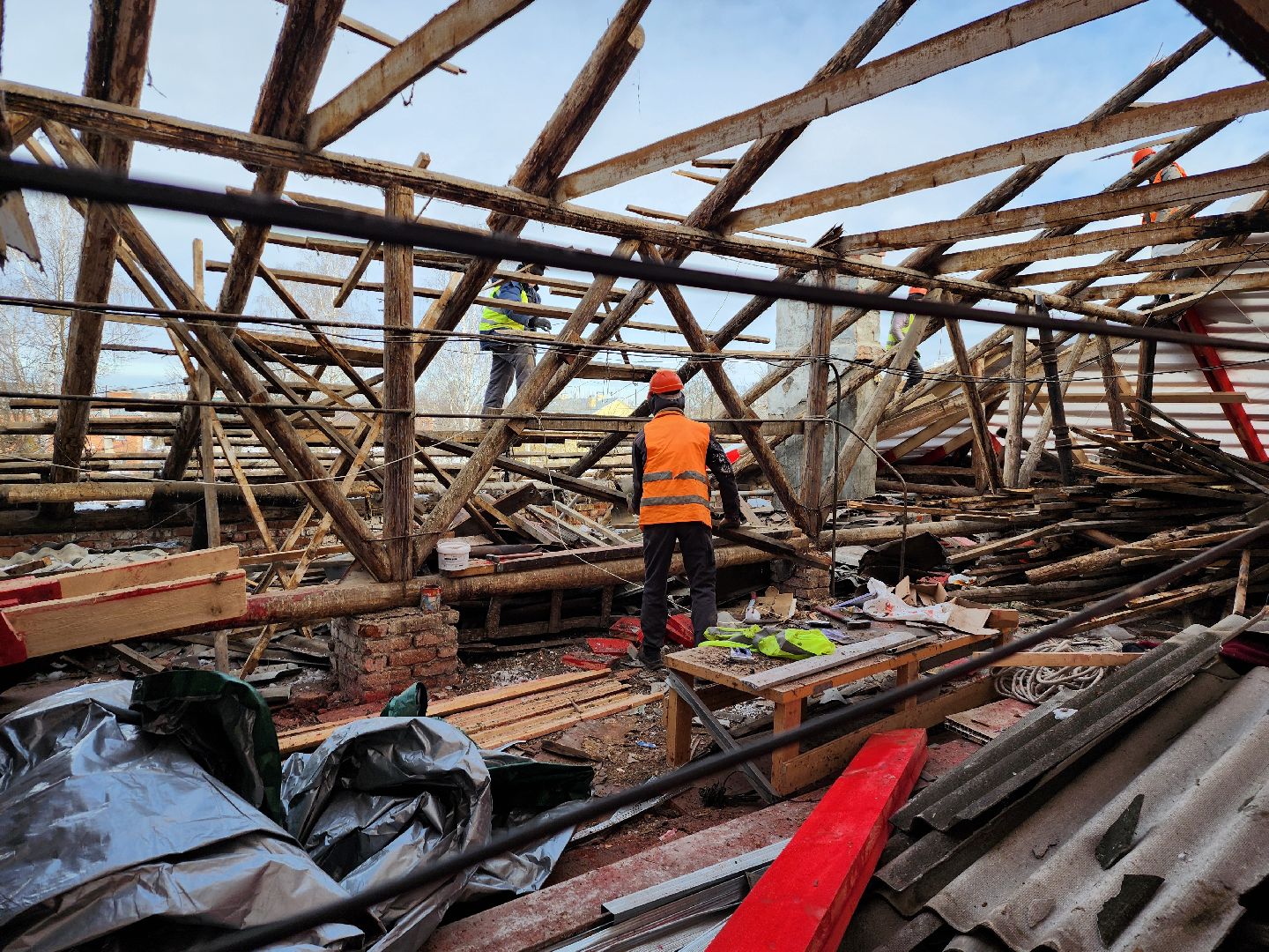 серпухов, улица калинина, жкх, замена кровли, капитальный ремонт,