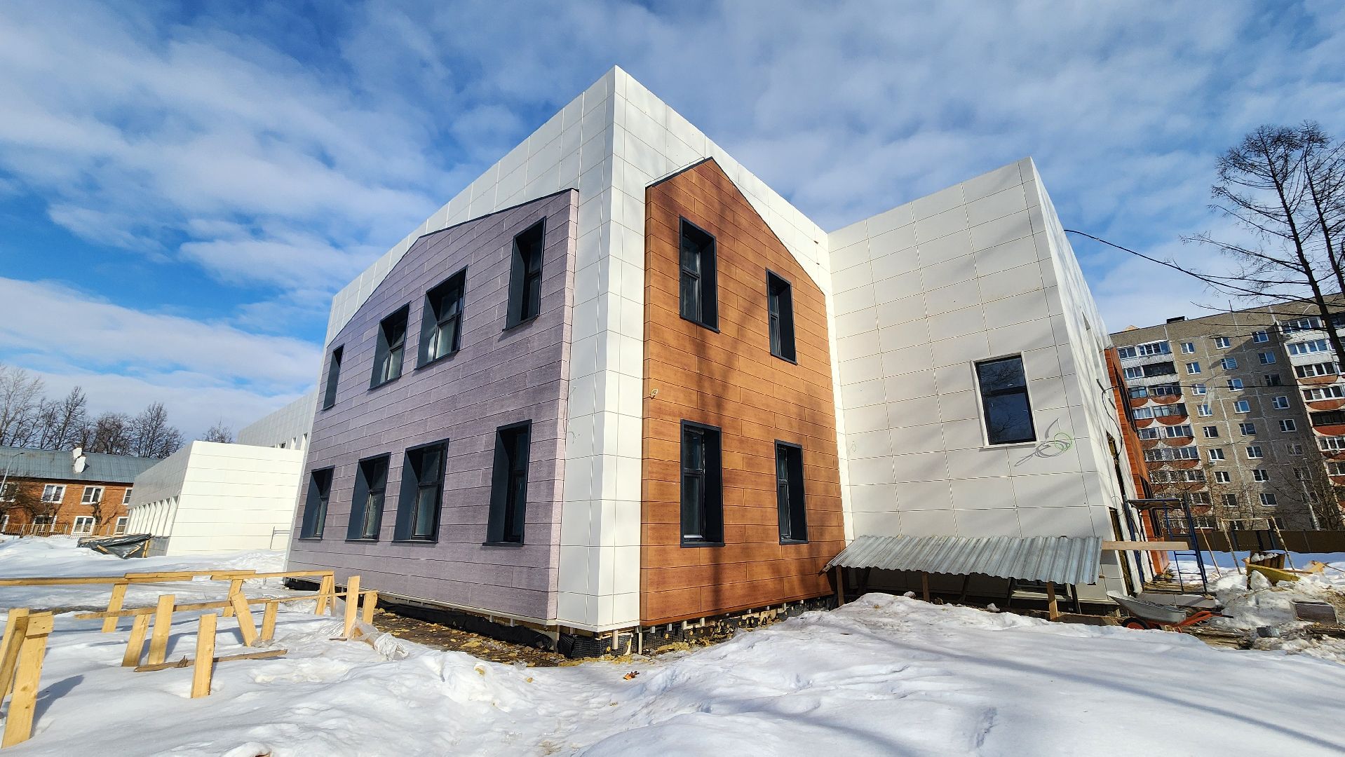 подольск, Строительство детсада,