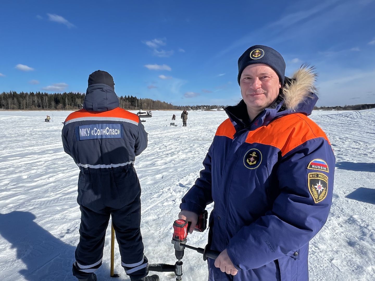Солнечногорск, гимс, Мчс, Лед, Рыбаки,