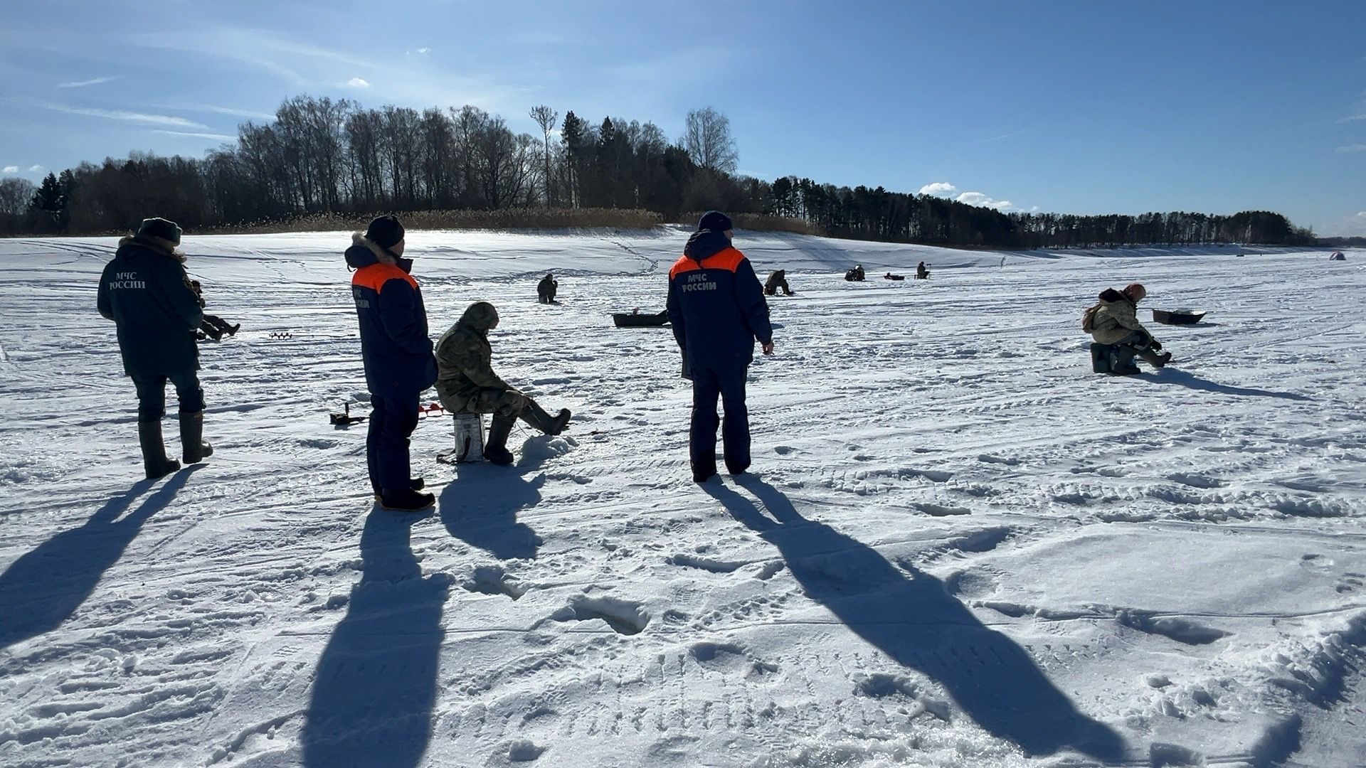 Солнечногорск, гимс, Мчс, Лед, Рыбаки,