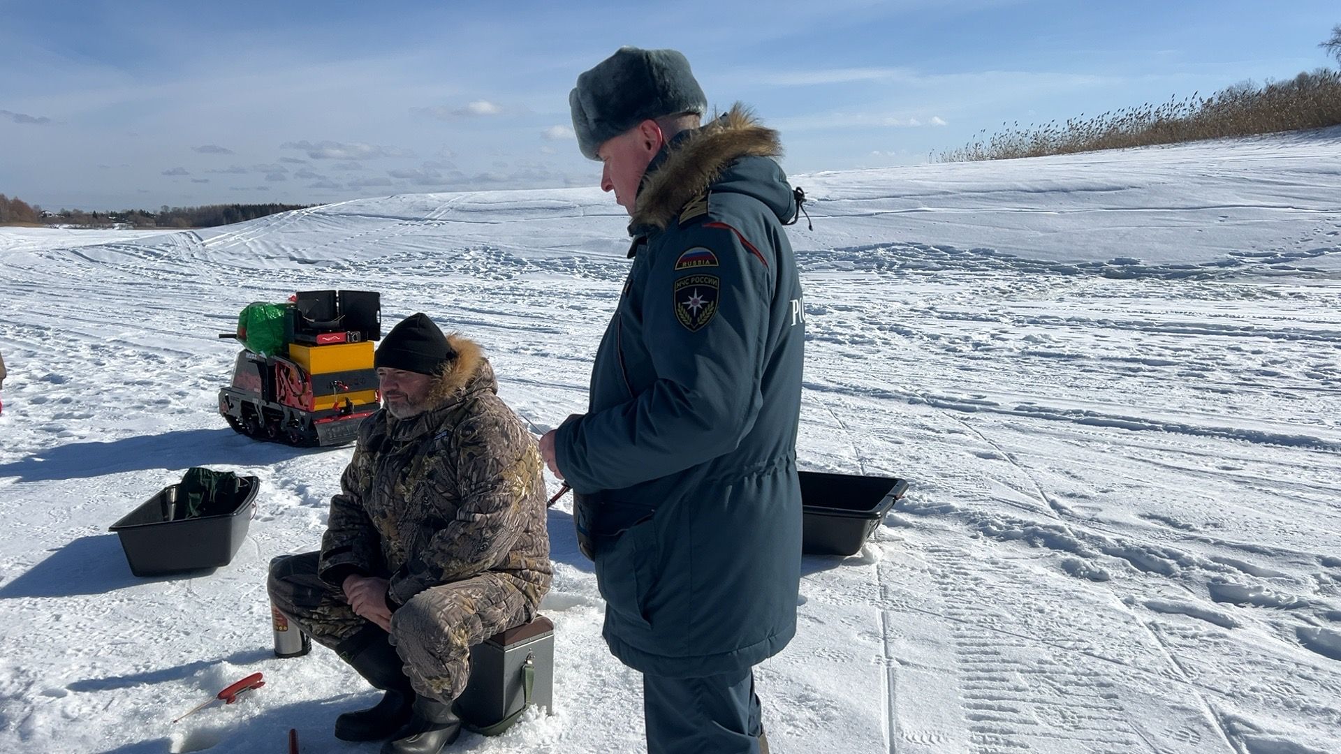 Солнечногорск, гимс, Мчс, Лед, Рыбаки,