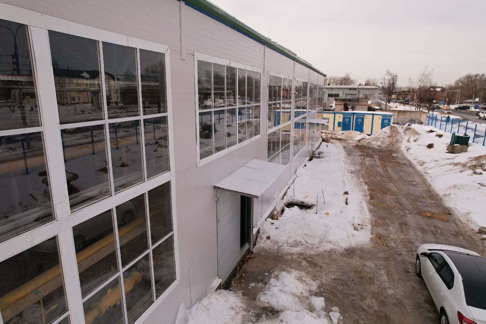 видео с коптера, котельная, жкх,