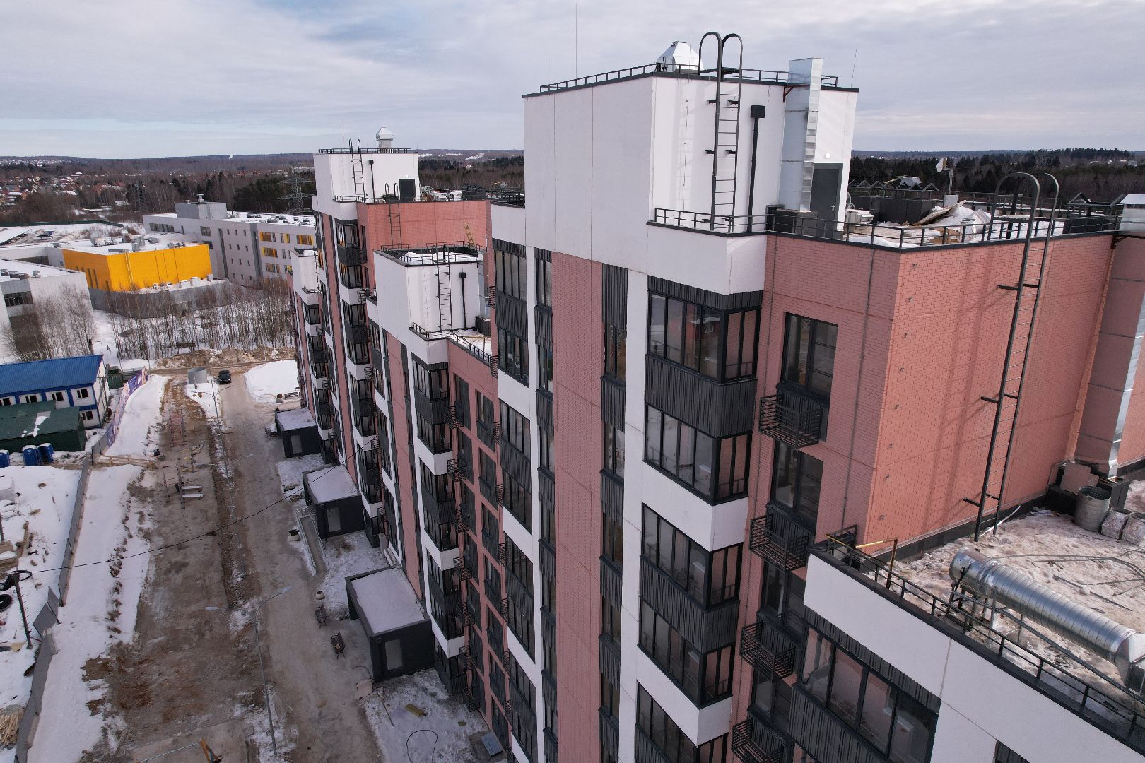 видео с коптера, аварийное жилье, солнечногорск,