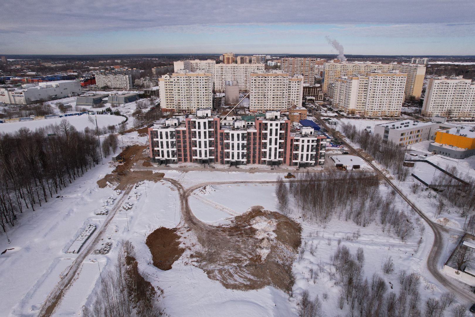 видео с коптера, аварийное жилье, солнечногорск,