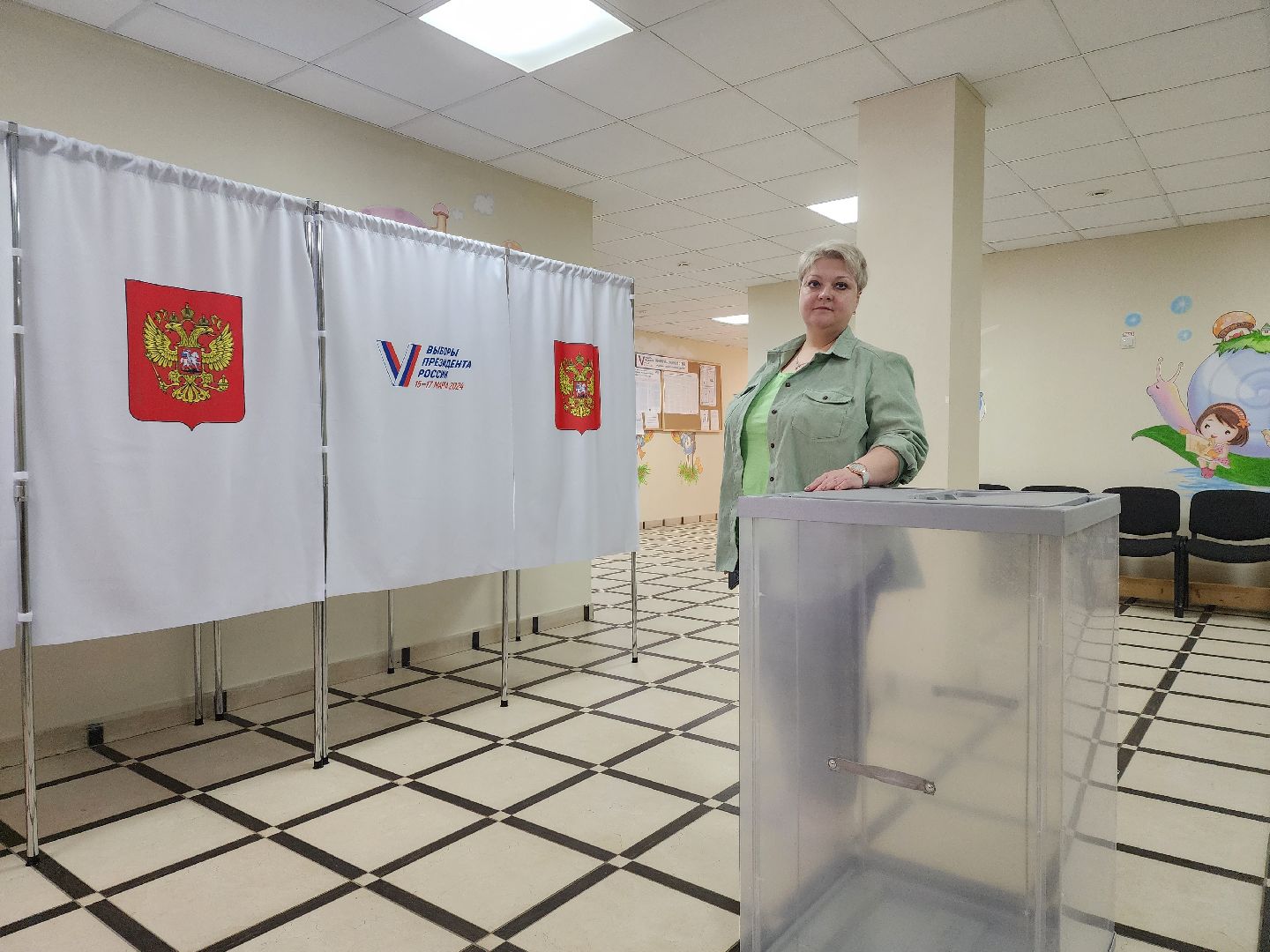 пушкино, выборы президента 2024, голосование, избирательные участки,