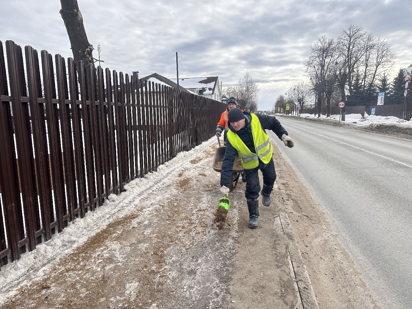 Клин, общество, ЖКХ, гололед,