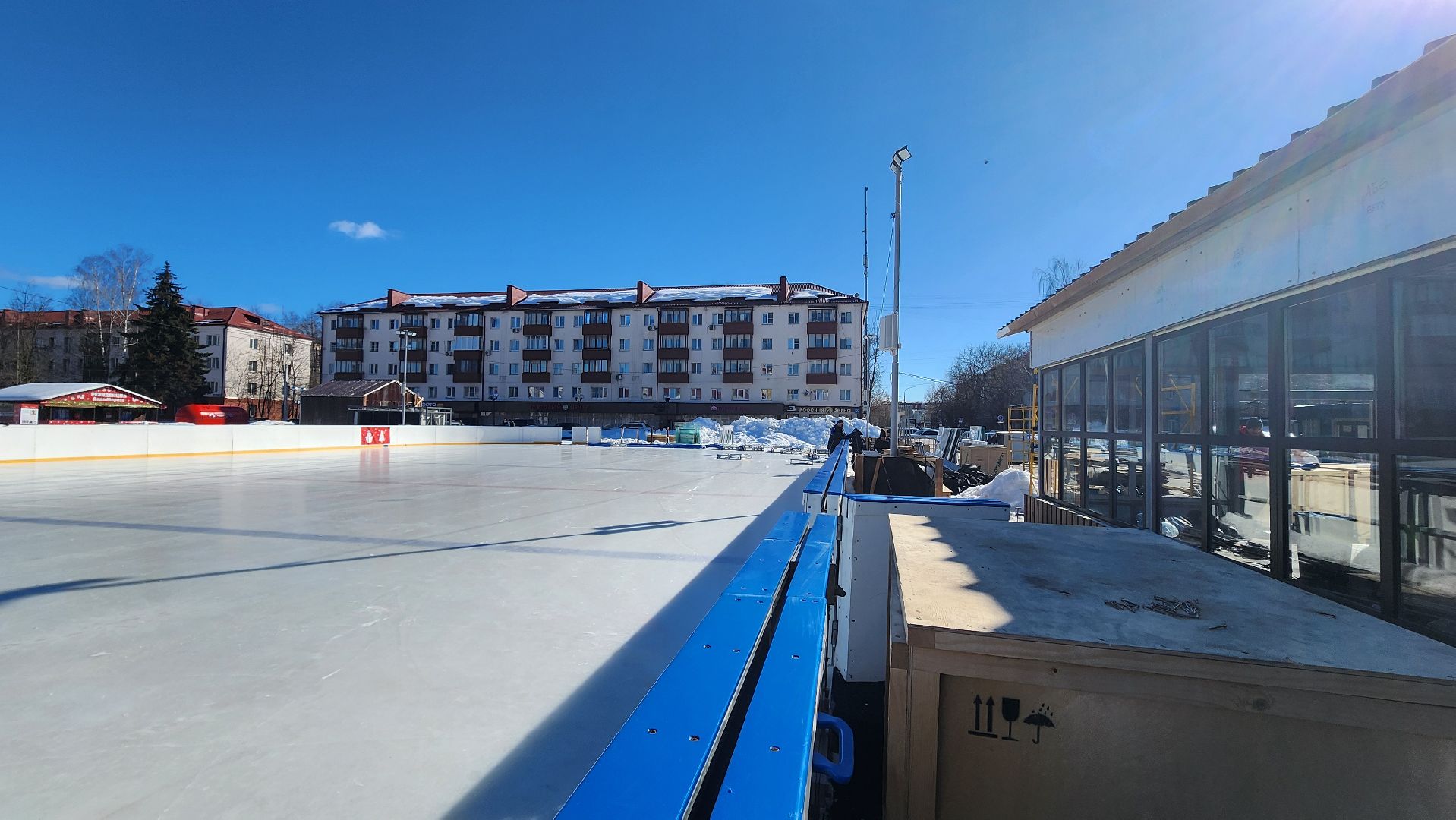 Солнечногорск, Советская площадь, Каток,