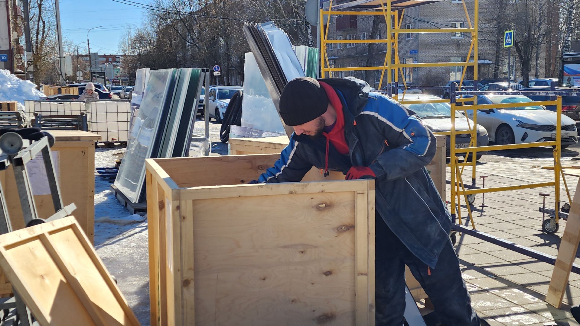 Солнечногорск, Советская площадь, Каток,