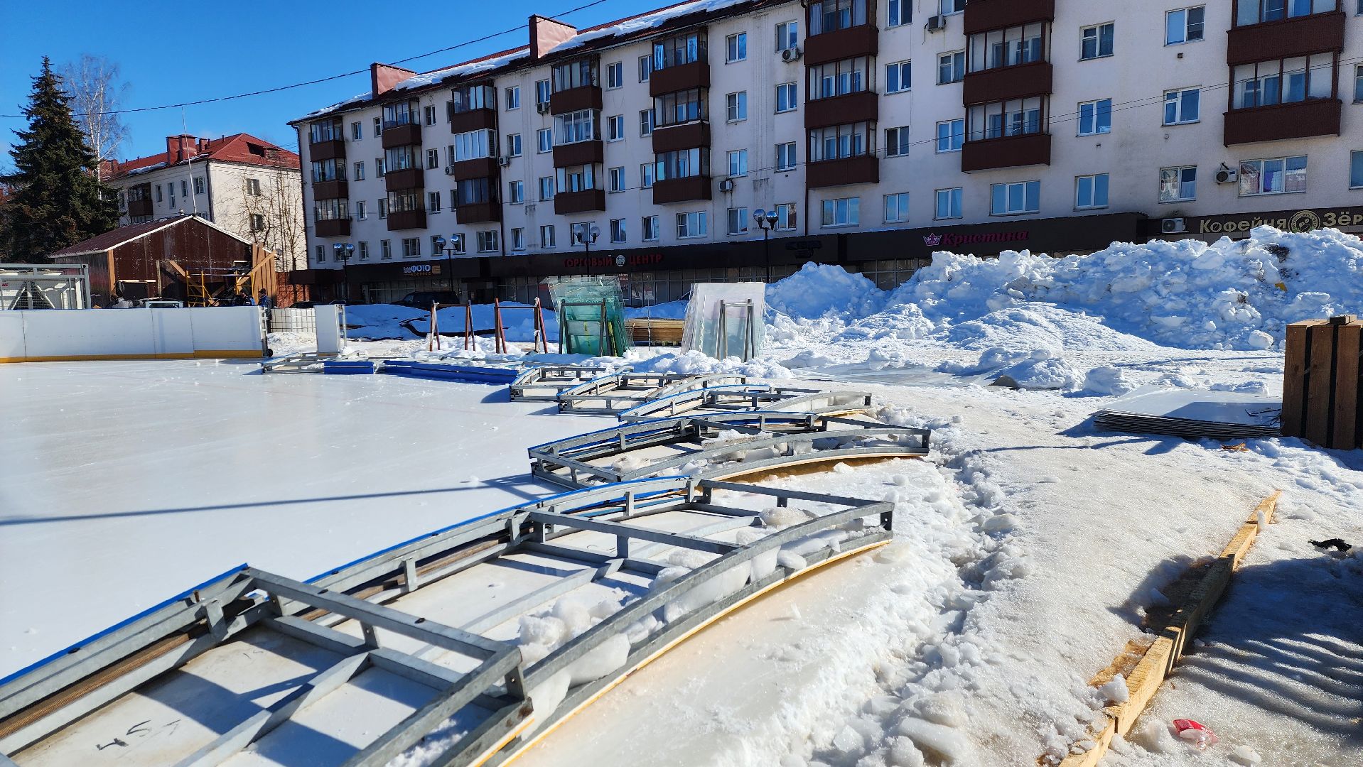 Солнечногорск, Советская площадь, Каток,