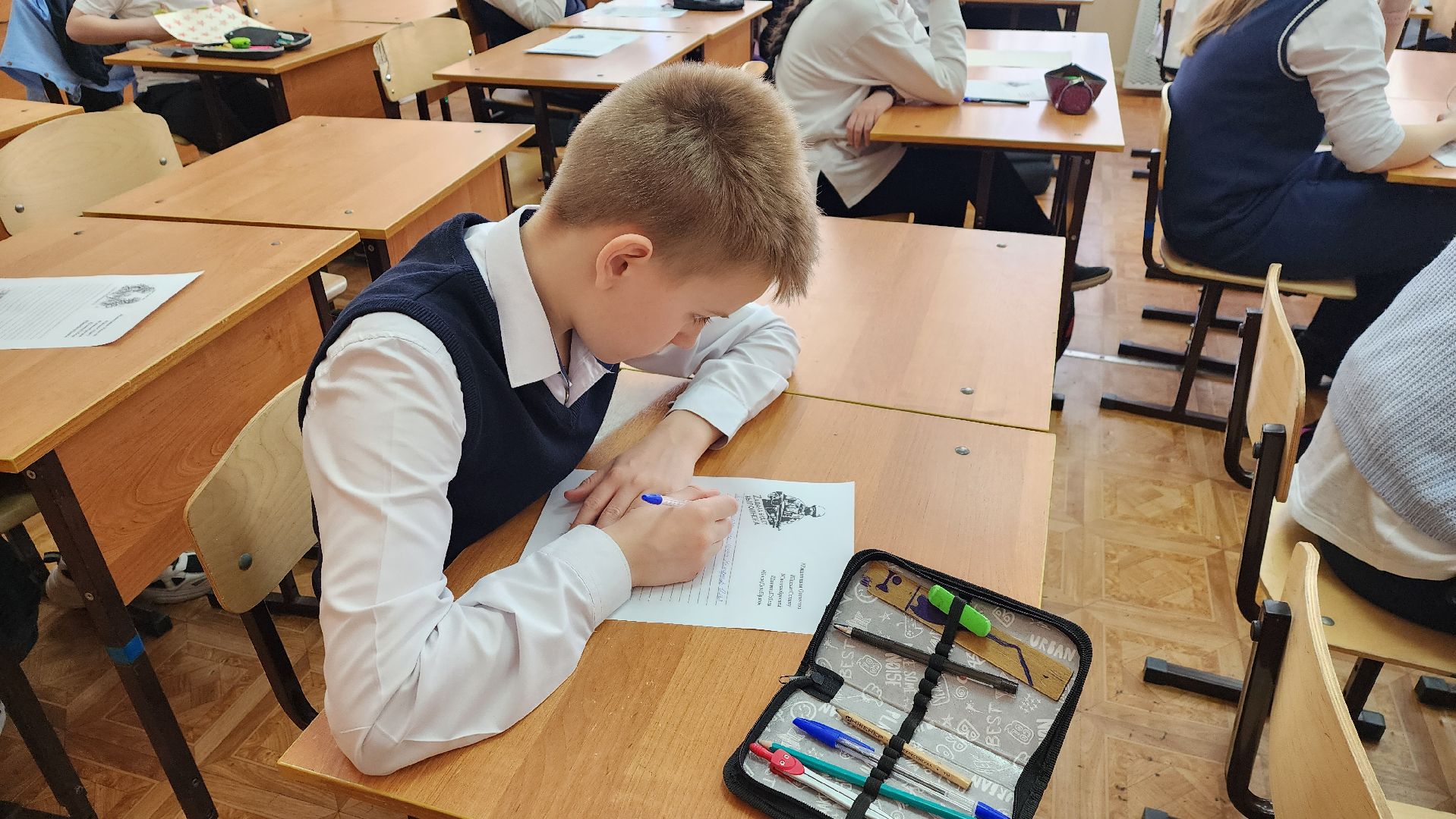 Солнечногорск, лицей 8, неделя добрых дел, письма солдату,