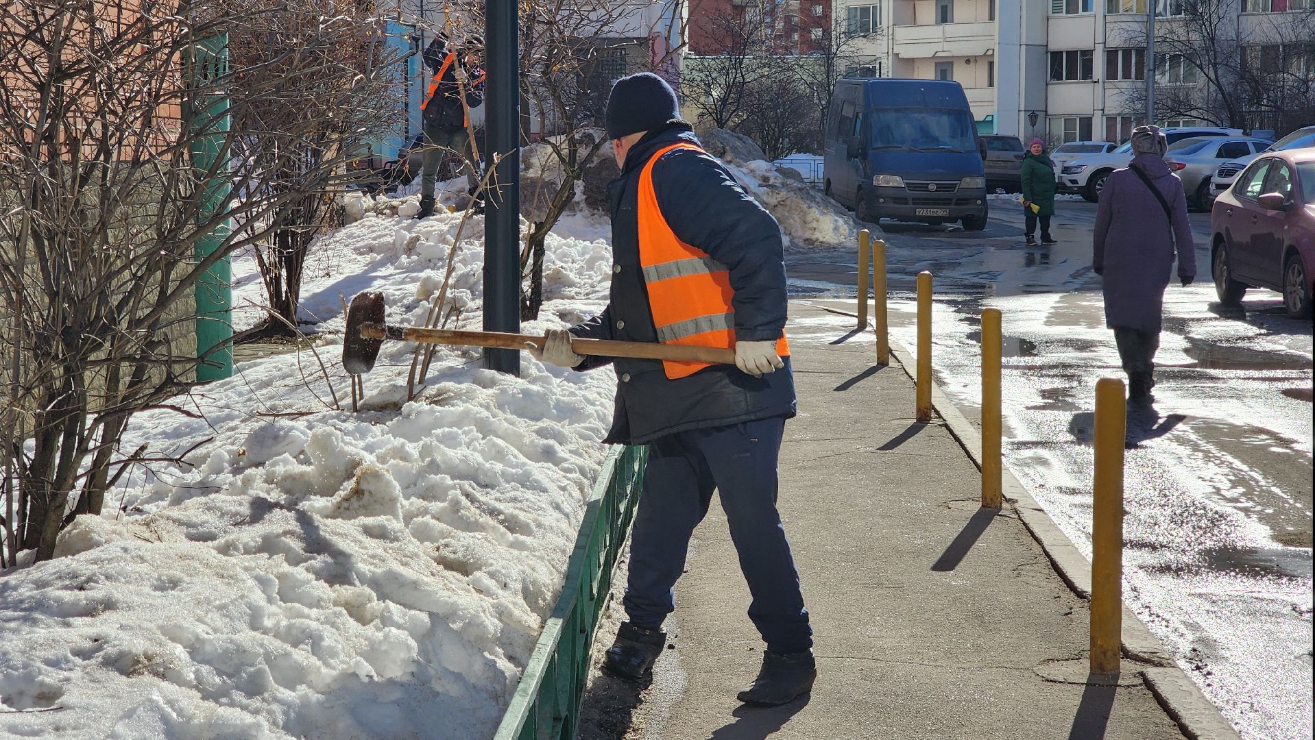 уборка снега и наледи, вывоз снега, мониторинг уборки дворов,