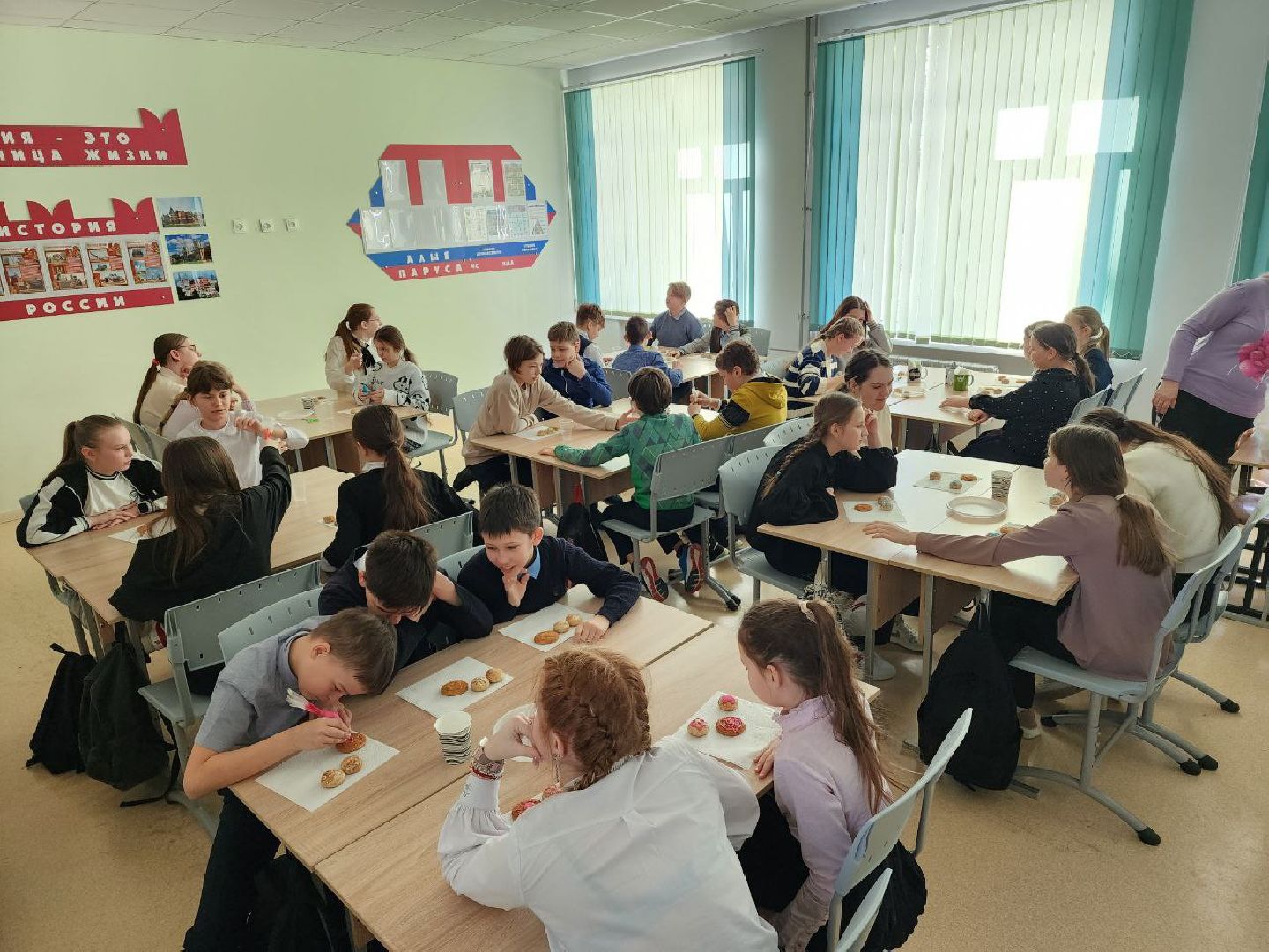 сво, чехов, неделя добрых дел, школа, пряники, специальная военная операция, дети,