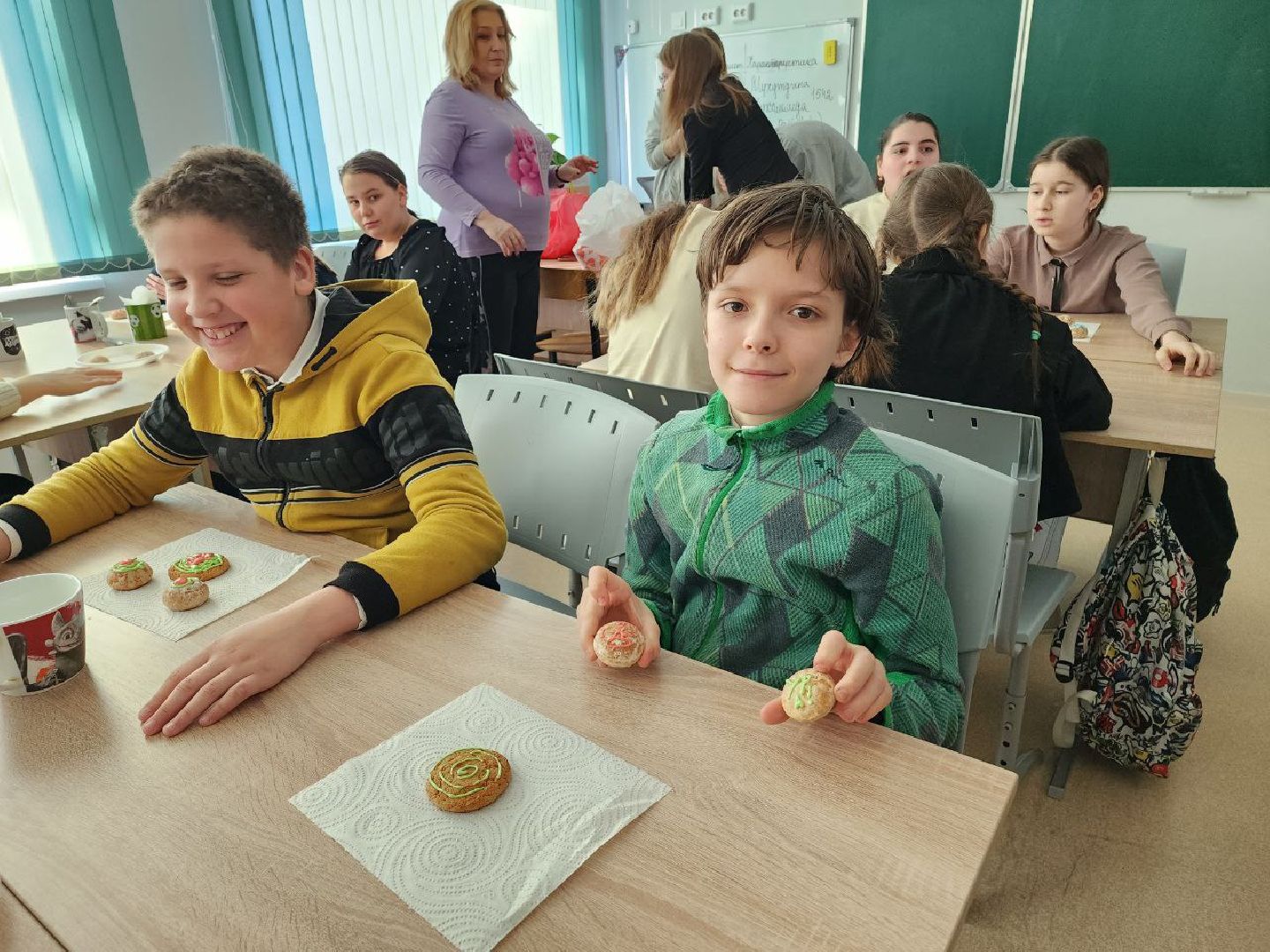 сво, чехов, неделя добрых дел, школа, пряники, специальная военная операция, дети,