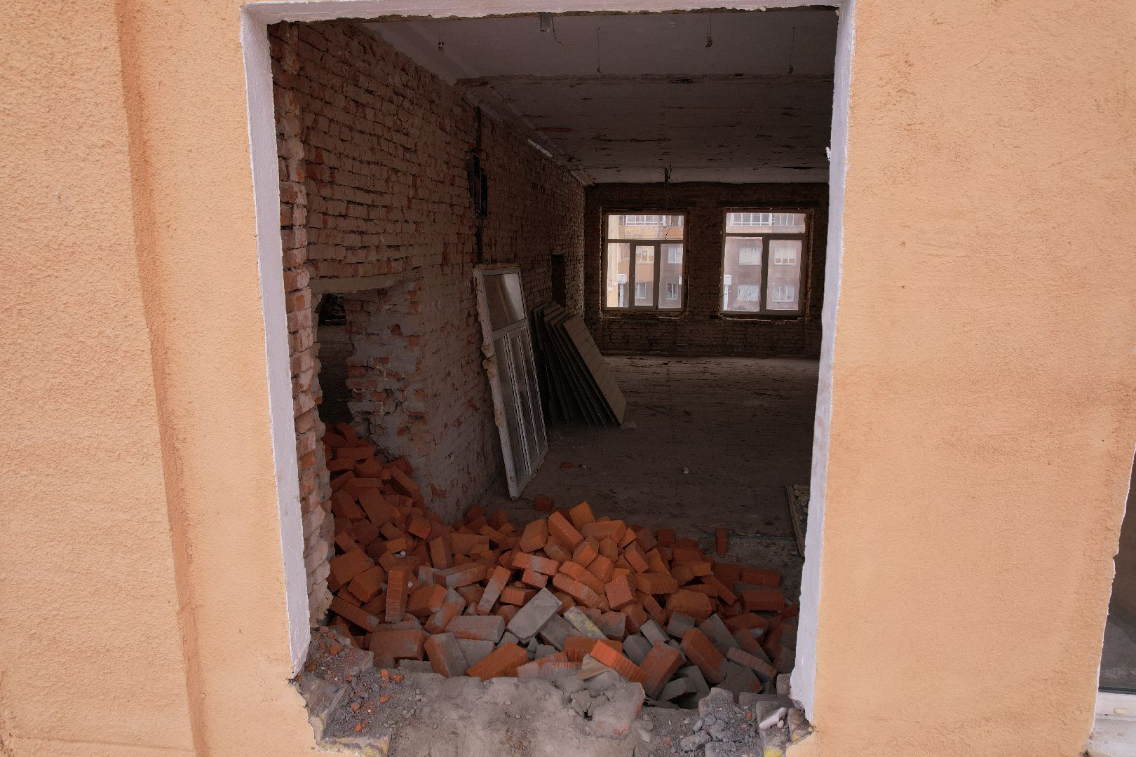 видео с коптера, солнечногорск, ремонт, школа,