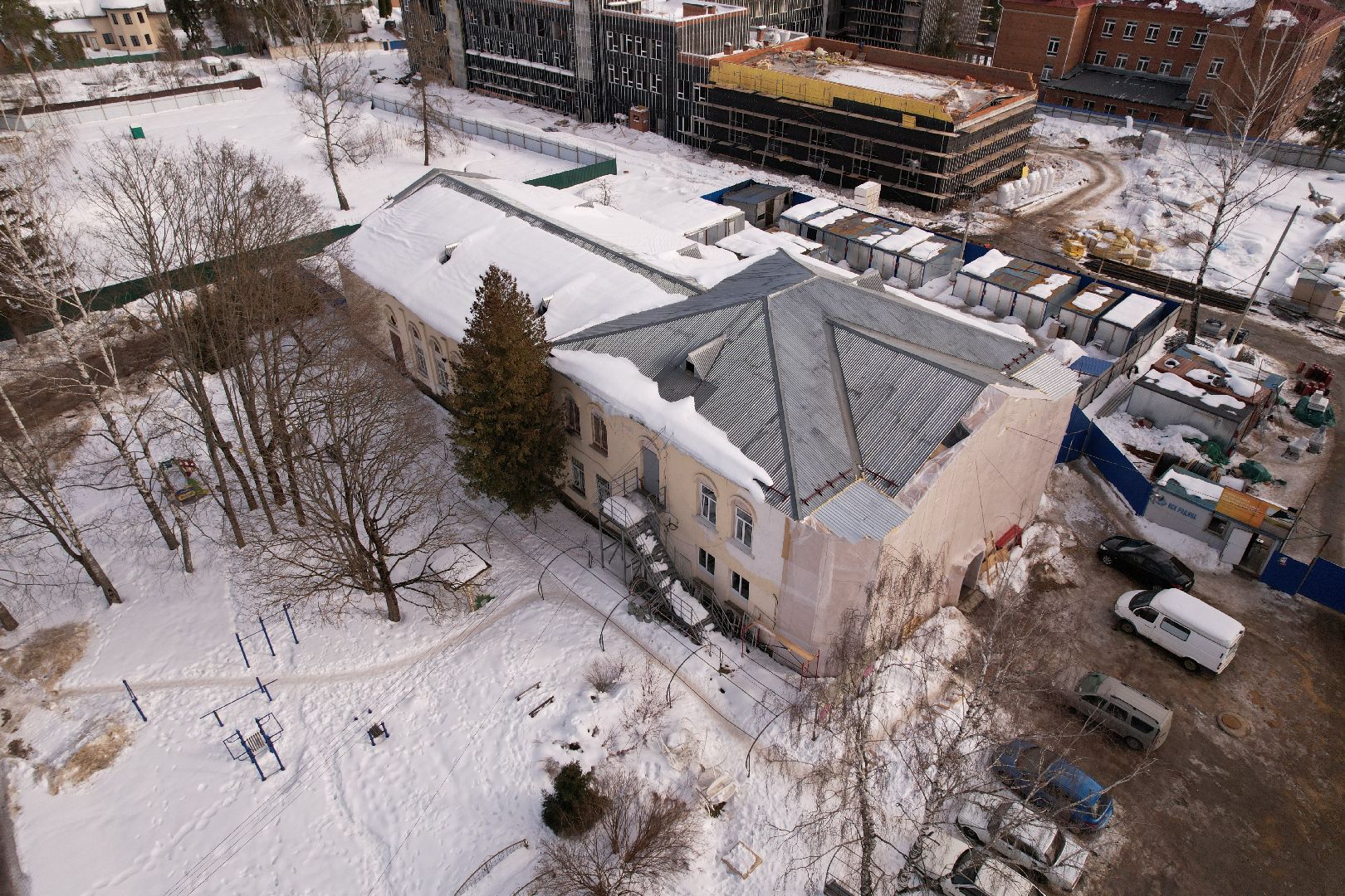 видео с коптера, солнечногорск, ремонт, культура,