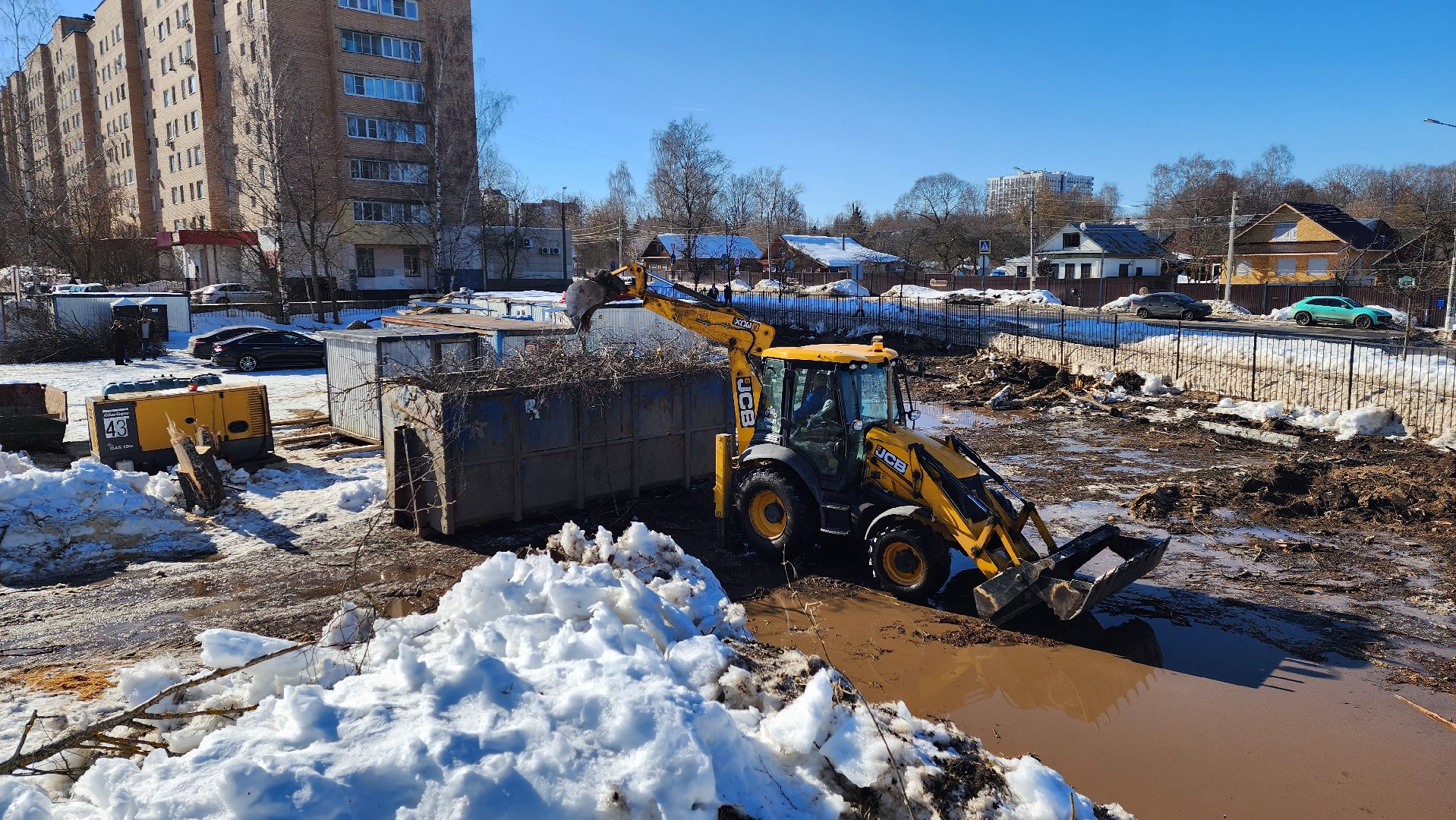 Солнечногорск, строительство, пристройка к школе, гимназия 6 им Драгунского,