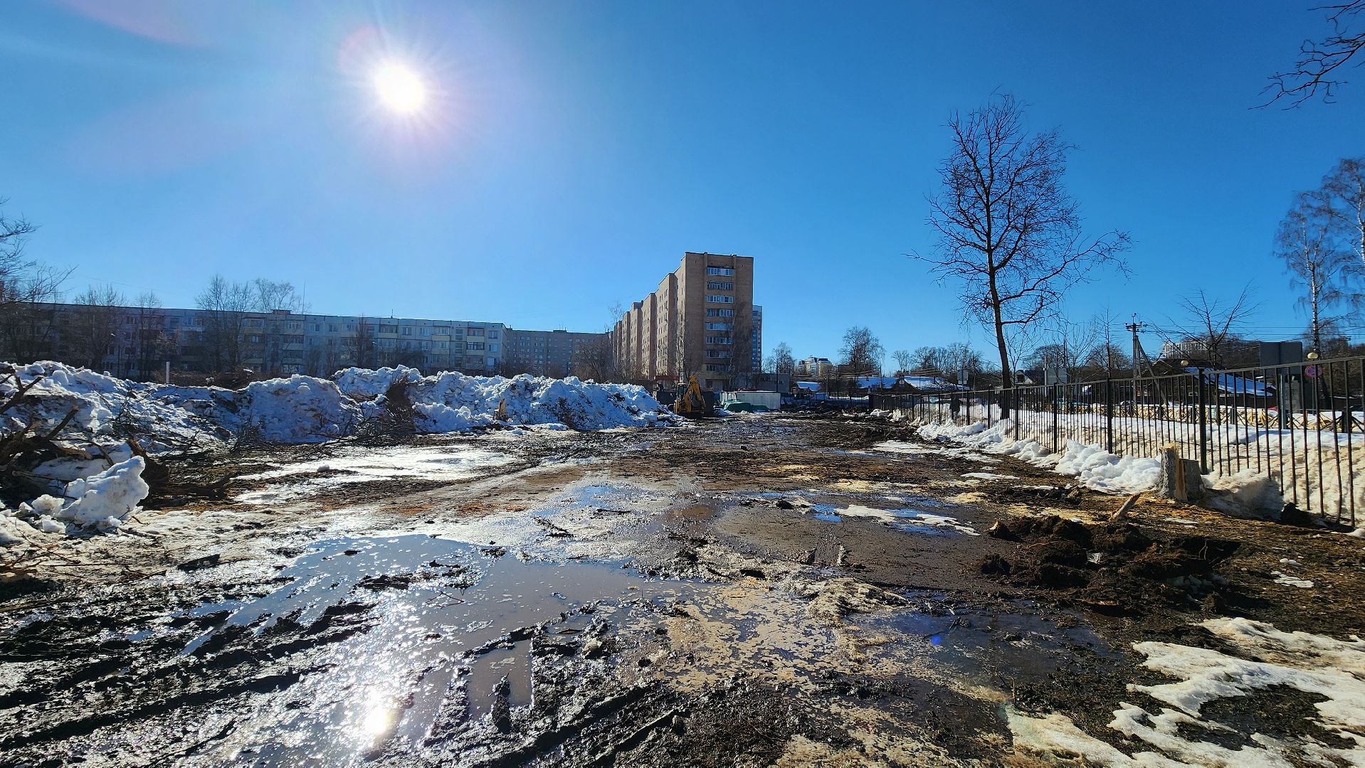 Солнечногорск, строительство, пристройка к школе, гимназия 6 им Драгунского,