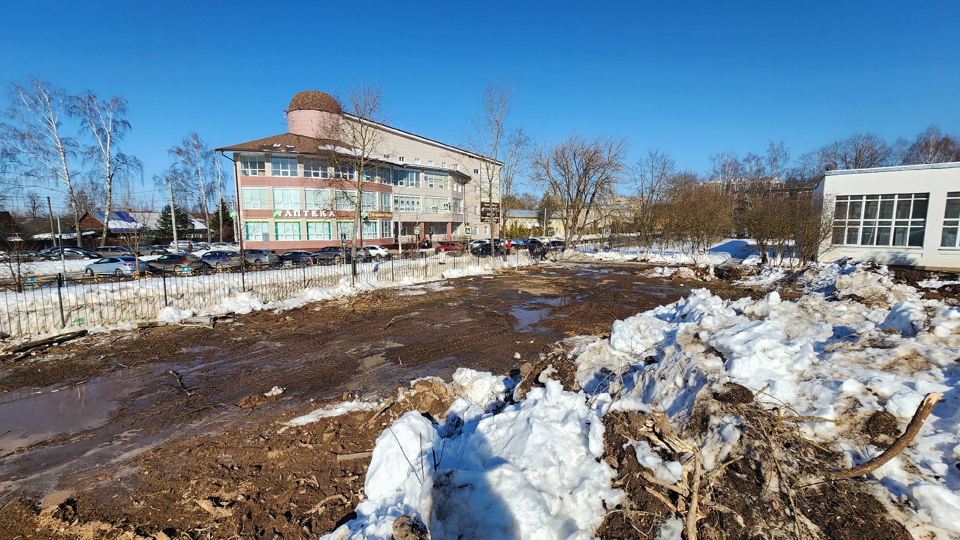 Солнечногорск, строительство, пристройка к школе, гимназия 6 им Драгунского,