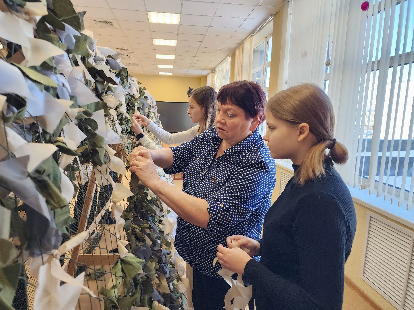 активное долголетие, школы, маскировочные сети, неделя добрых дел,