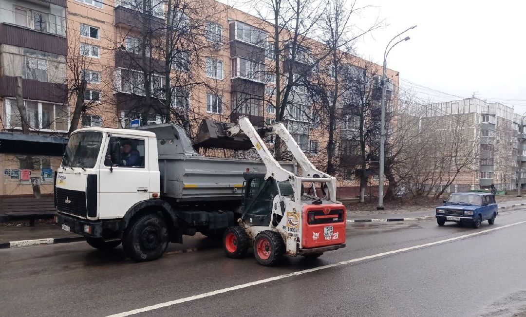 Бронницы уборка улиц
