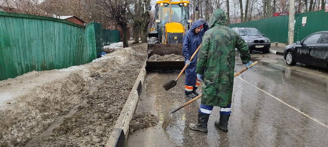 Бронницы уборка улиц